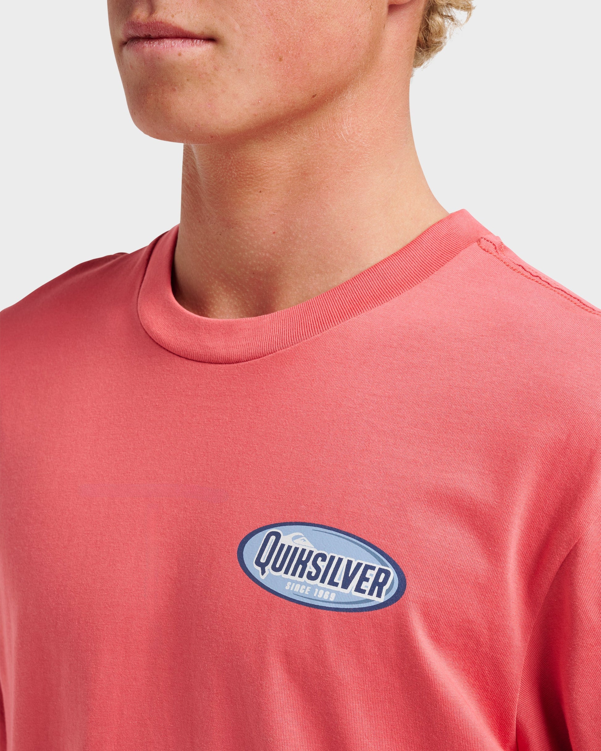 Cresent Speed Classic T-shirt - Mineral Red Mineral Red Quick Silver
