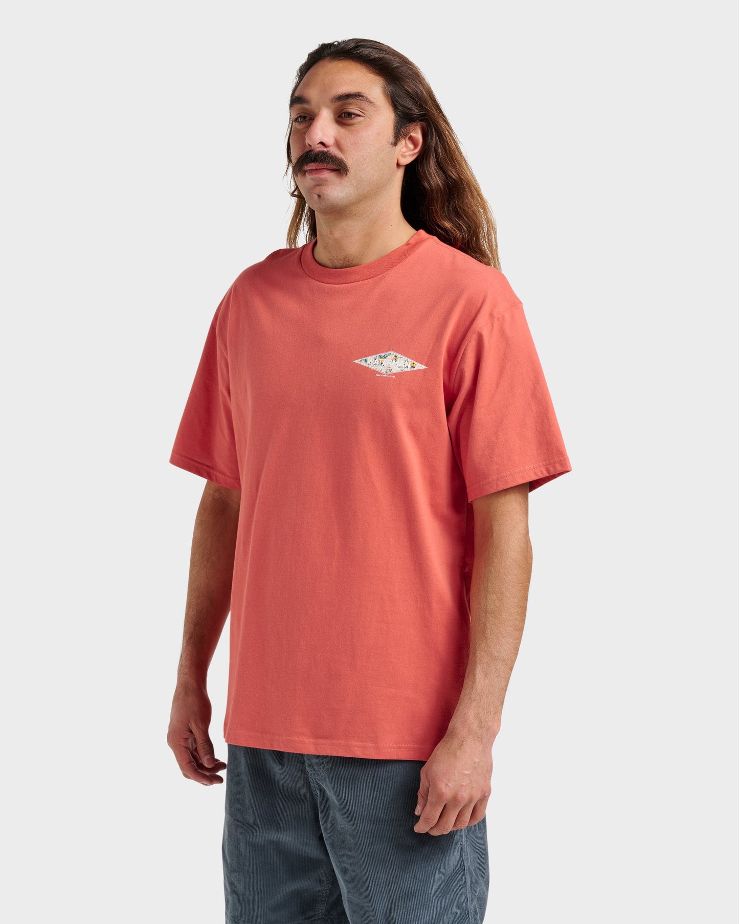 Waterman Diamond Classic T-shirt - Hot Sauce Hot Sauce Quick Silver
