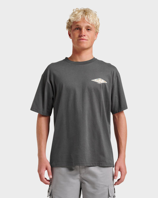 Waterman Diamond Classic T-shirt - Phantom Phantom Quick Silver