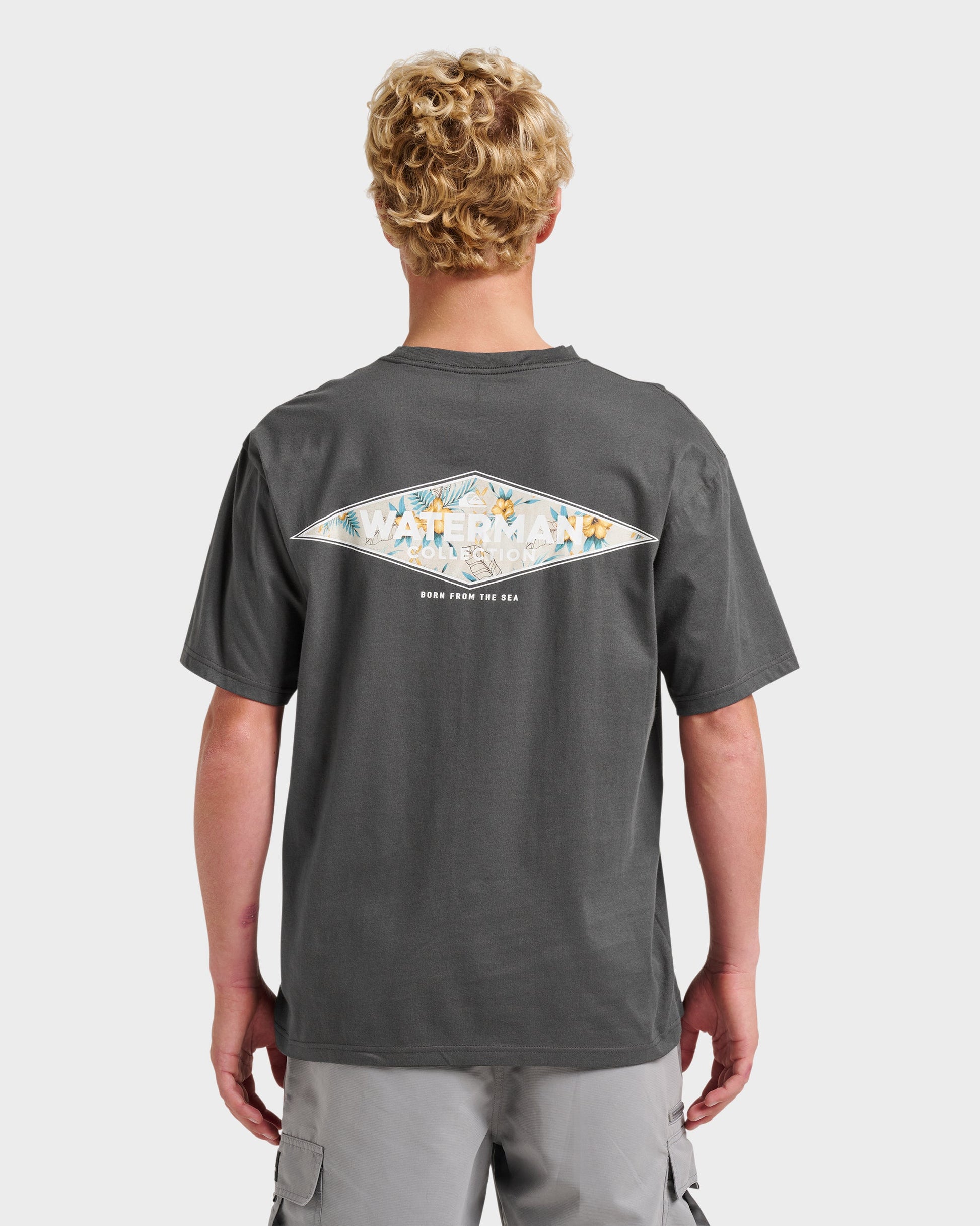 Waterman Diamond Classic T-shirt - Phantom Phantom Quick Silver
