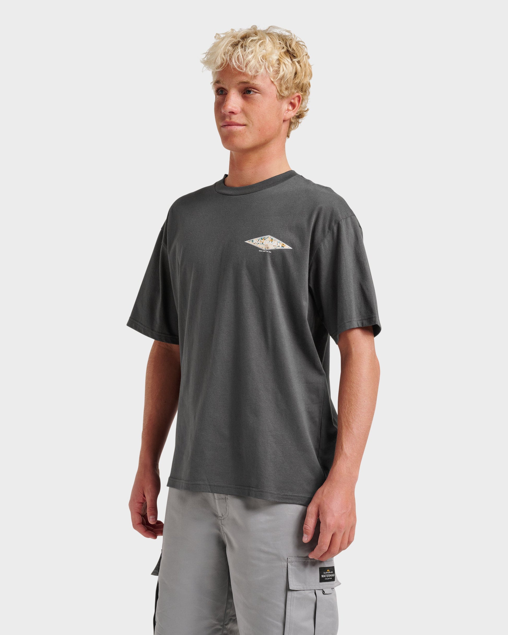 Waterman Diamond Classic T-shirt - Phantom Phantom Quick Silver