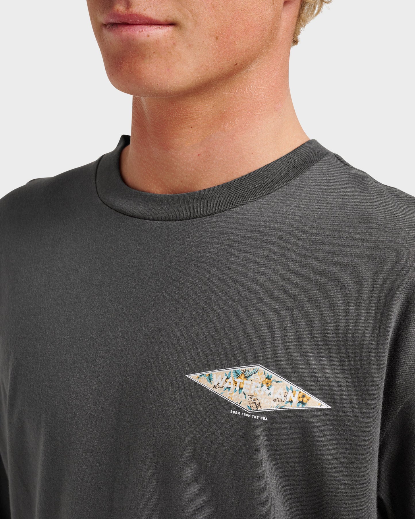 Waterman Diamond Classic T-shirt - Phantom Phantom Quick Silver
