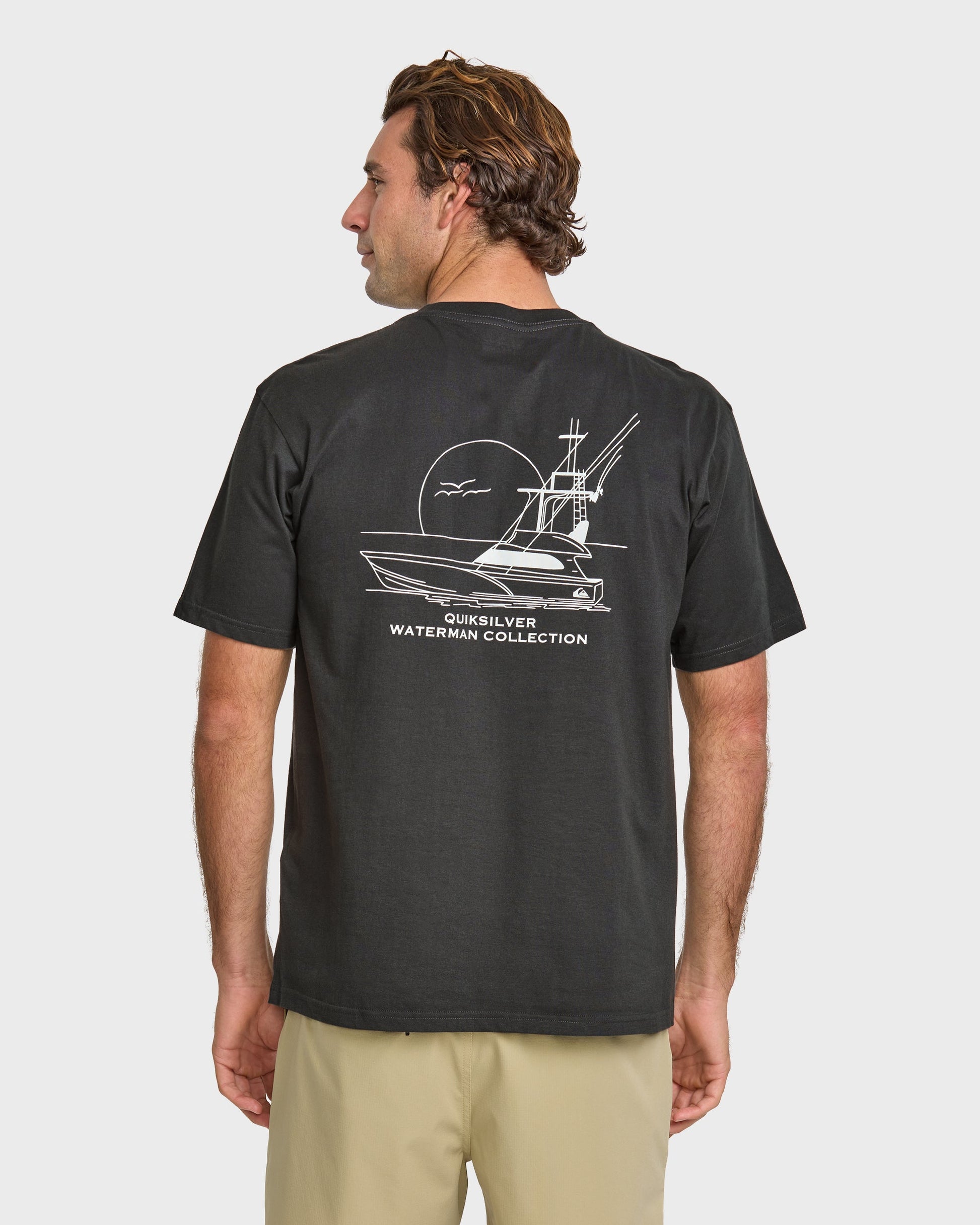 Waterman Fishing Trip Classic T-shirt - Phantom Phantom Quick Silver