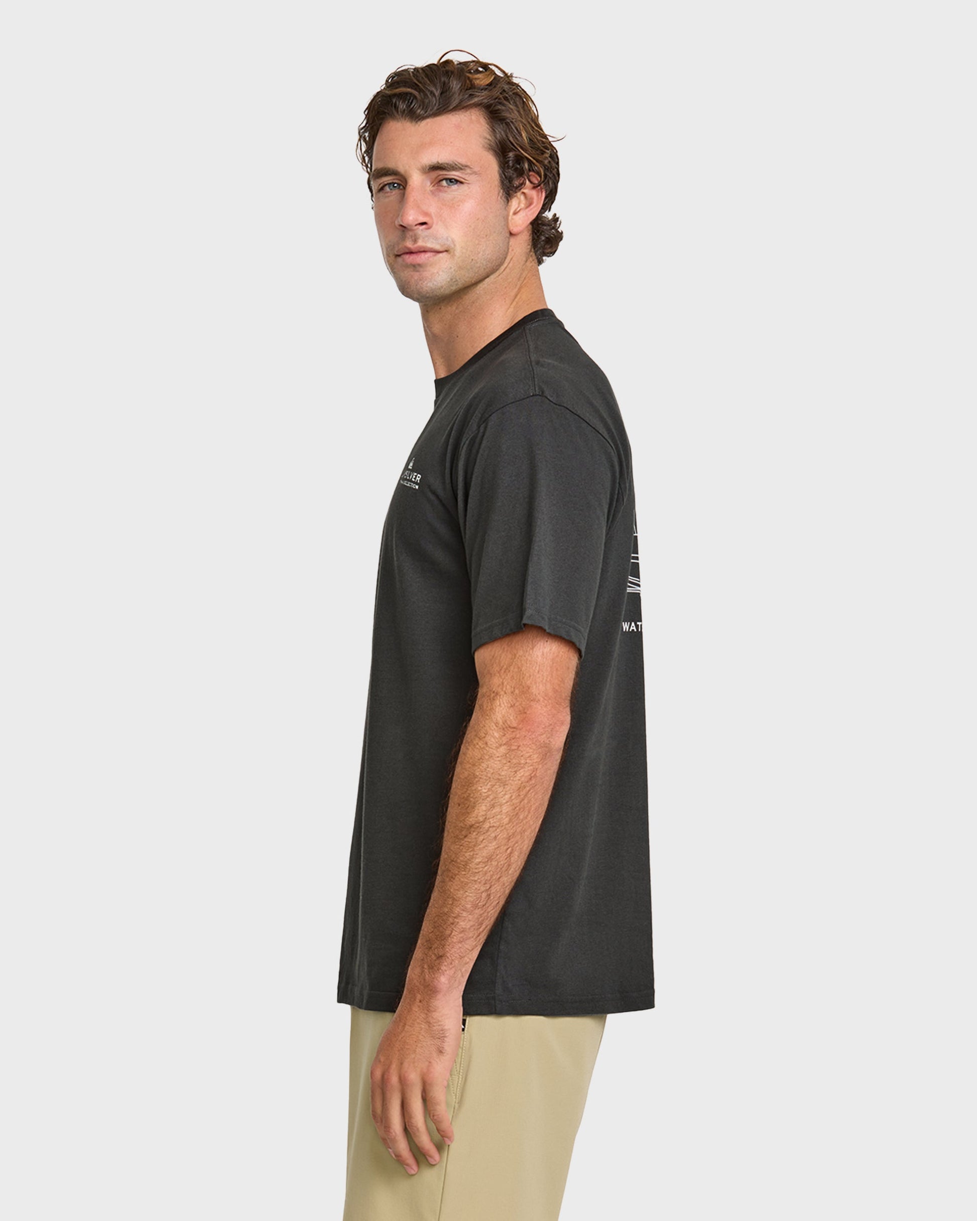 Waterman Fishing Trip Classic T-shirt - Phantom Phantom Quick Silver