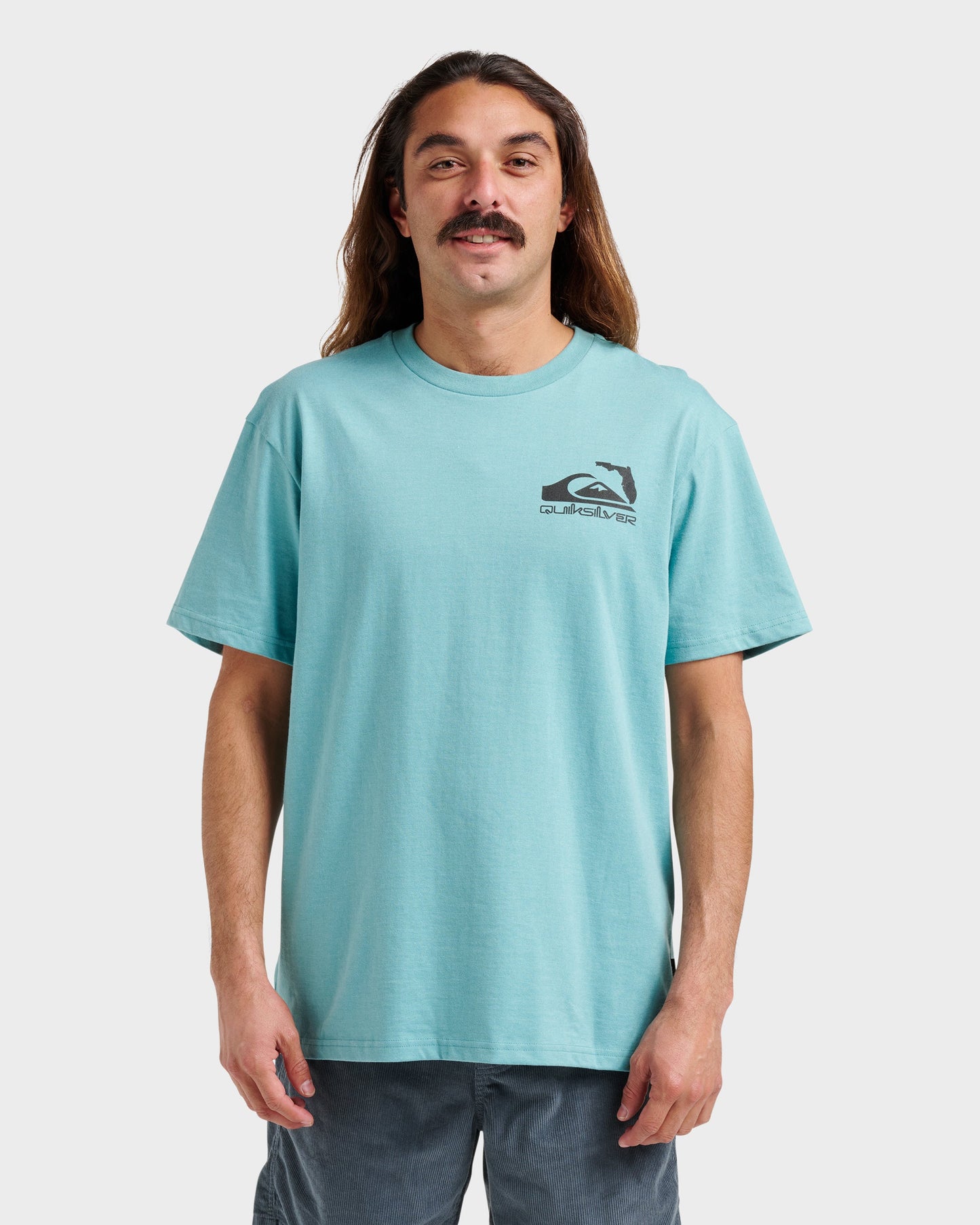 Fl Florida Lookout Point Classic T-shirt - Dusty Turquoise Heather Dusty Turquoise Heather Quick Silver