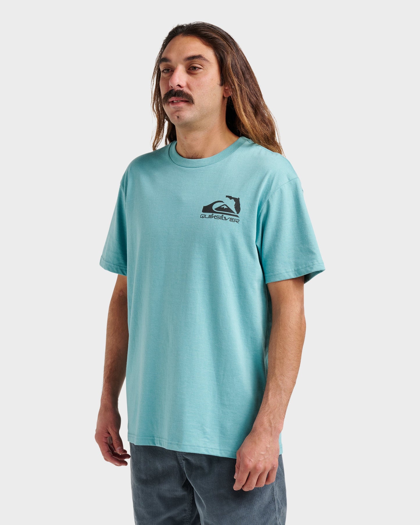 Fl Florida Lookout Point Classic T-shirt - Dusty Turquoise Heather Dusty Turquoise Heather Quick Silver