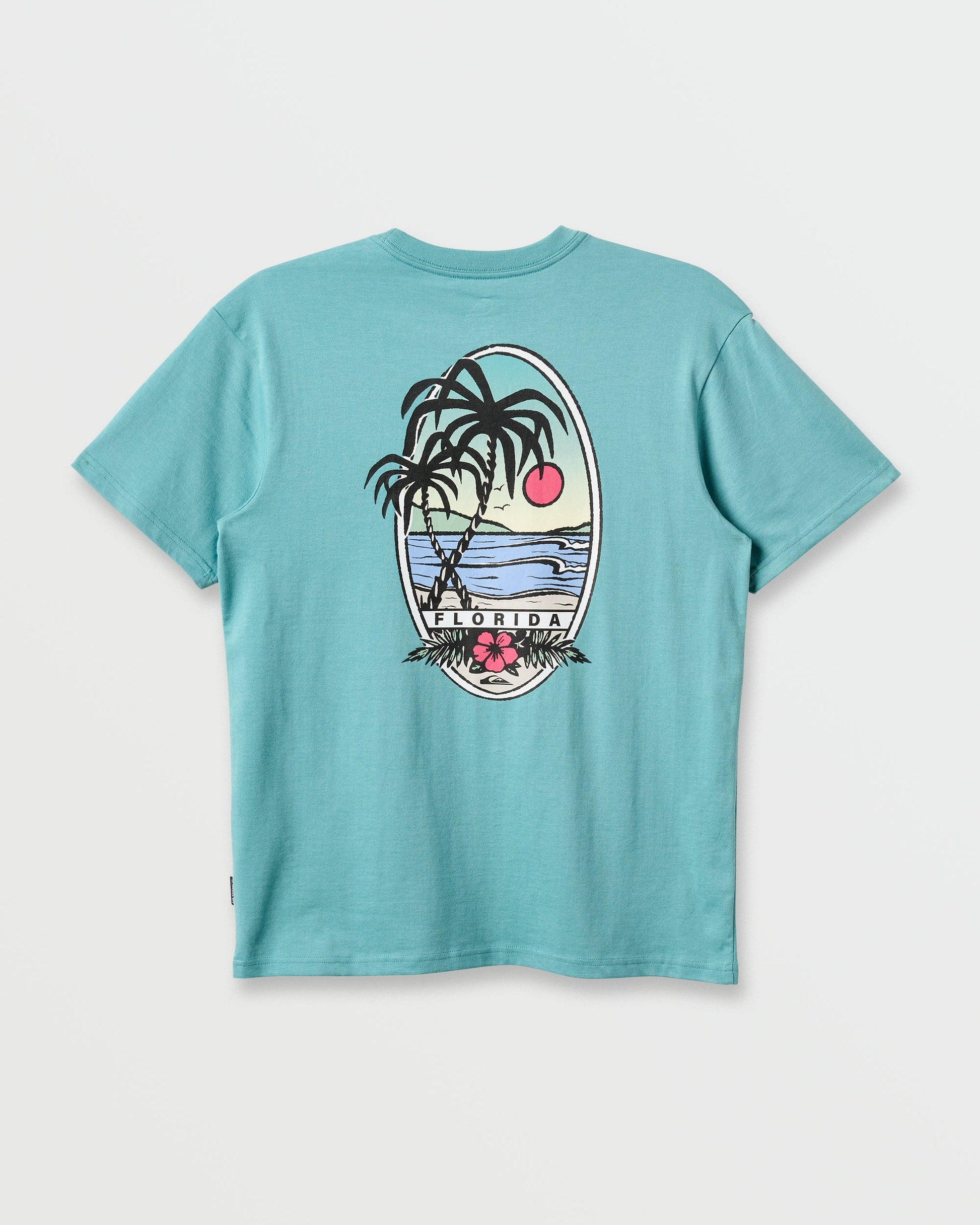 Fl Florida Lookout Point Classic T-shirt - Dusty Turquoise Heather Dusty Turquoise Heather Quick Silver