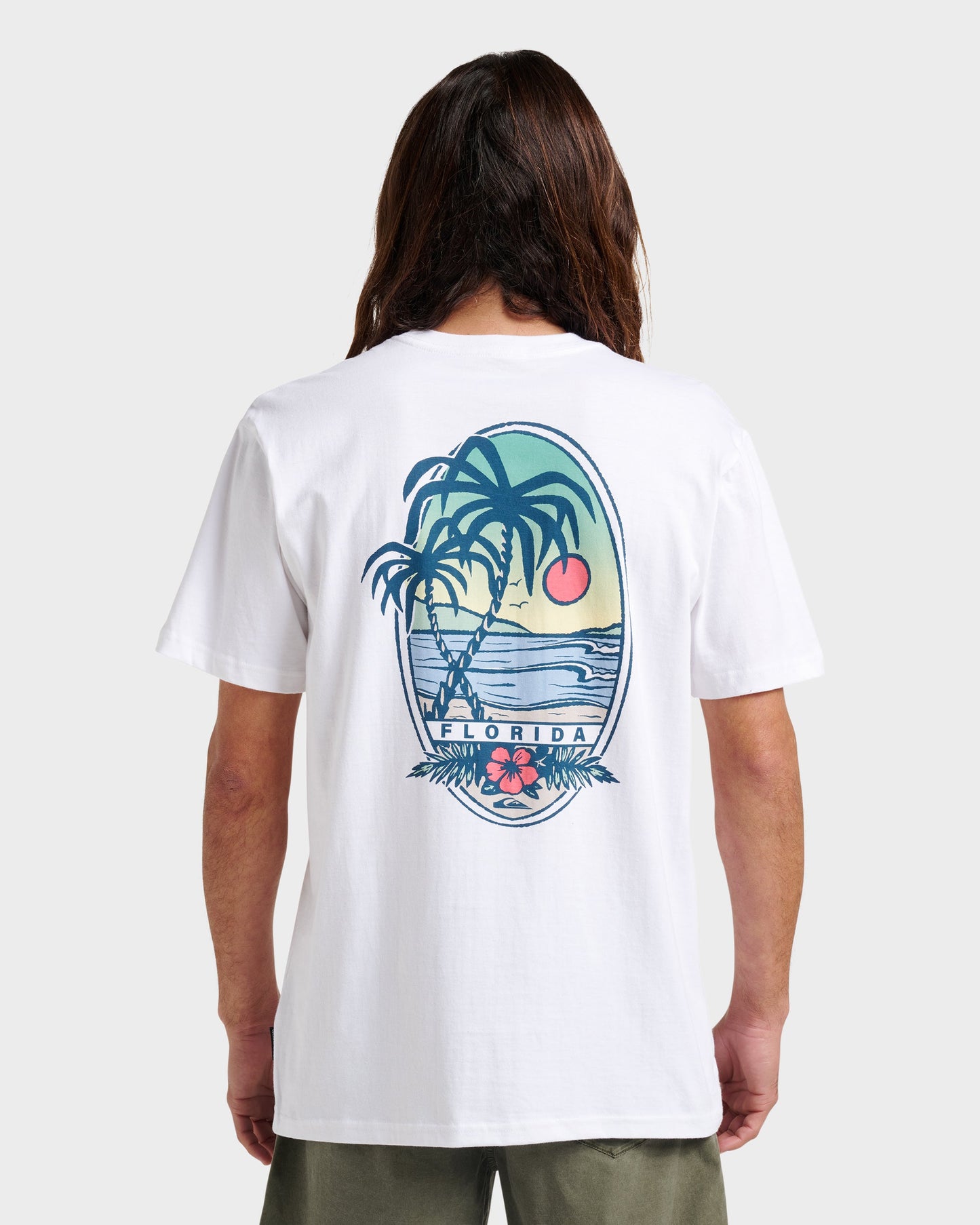 Fl Florida Lookout Point Classic T-shirt - White White Quick Silver