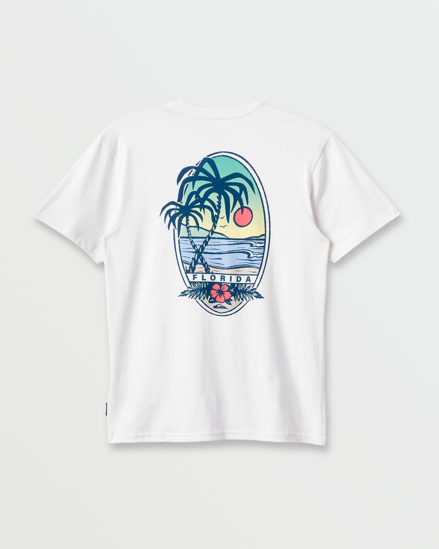 Fl Florida Lookout Point Classic T-shirt - White White Quick Silver