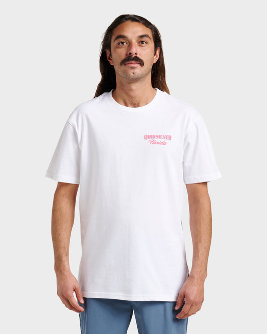 Fl Florida Time Classic T-shirt - White White Quick Silver
