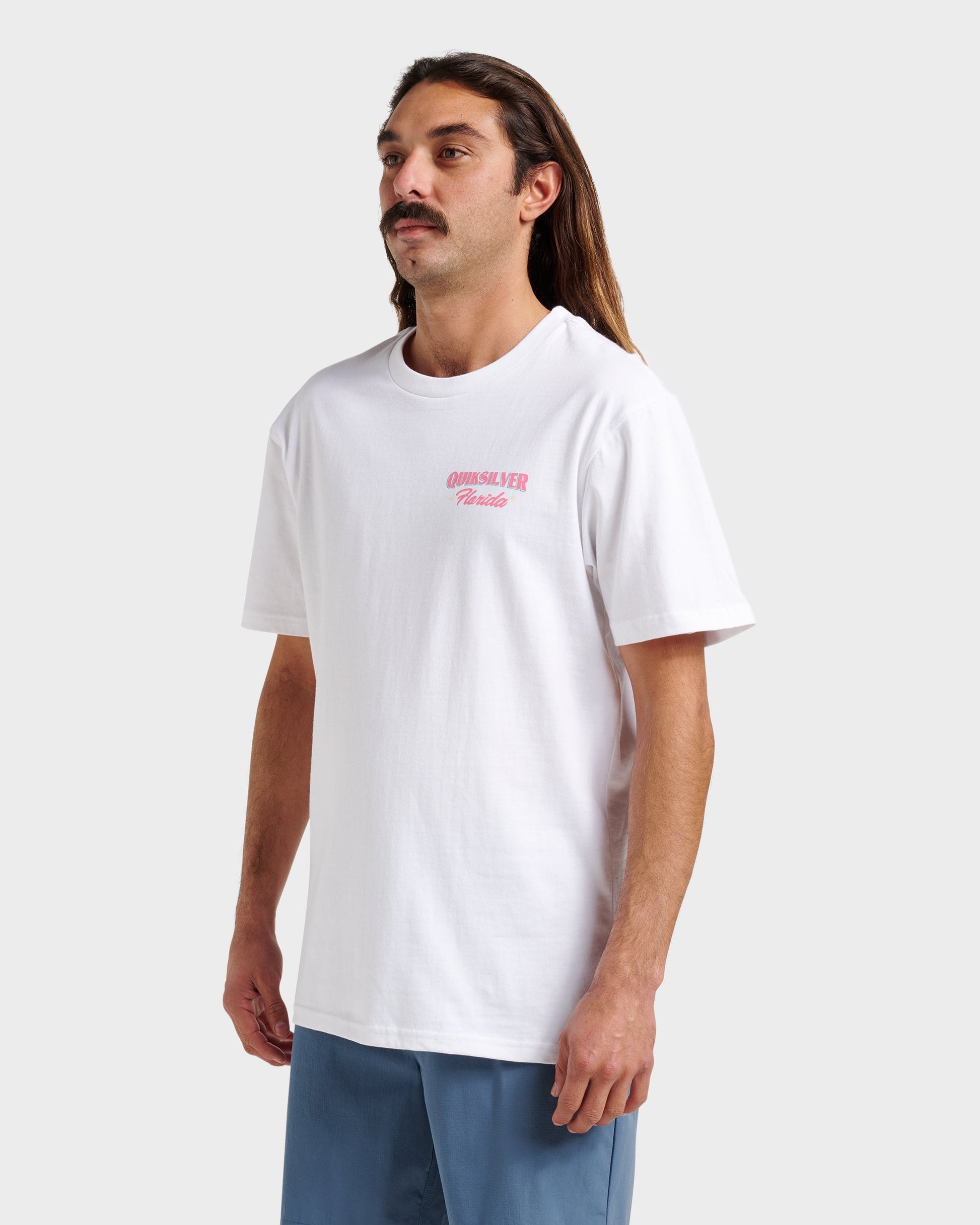 Fl Florida Time Classic T-shirt - White White Quick Silver
