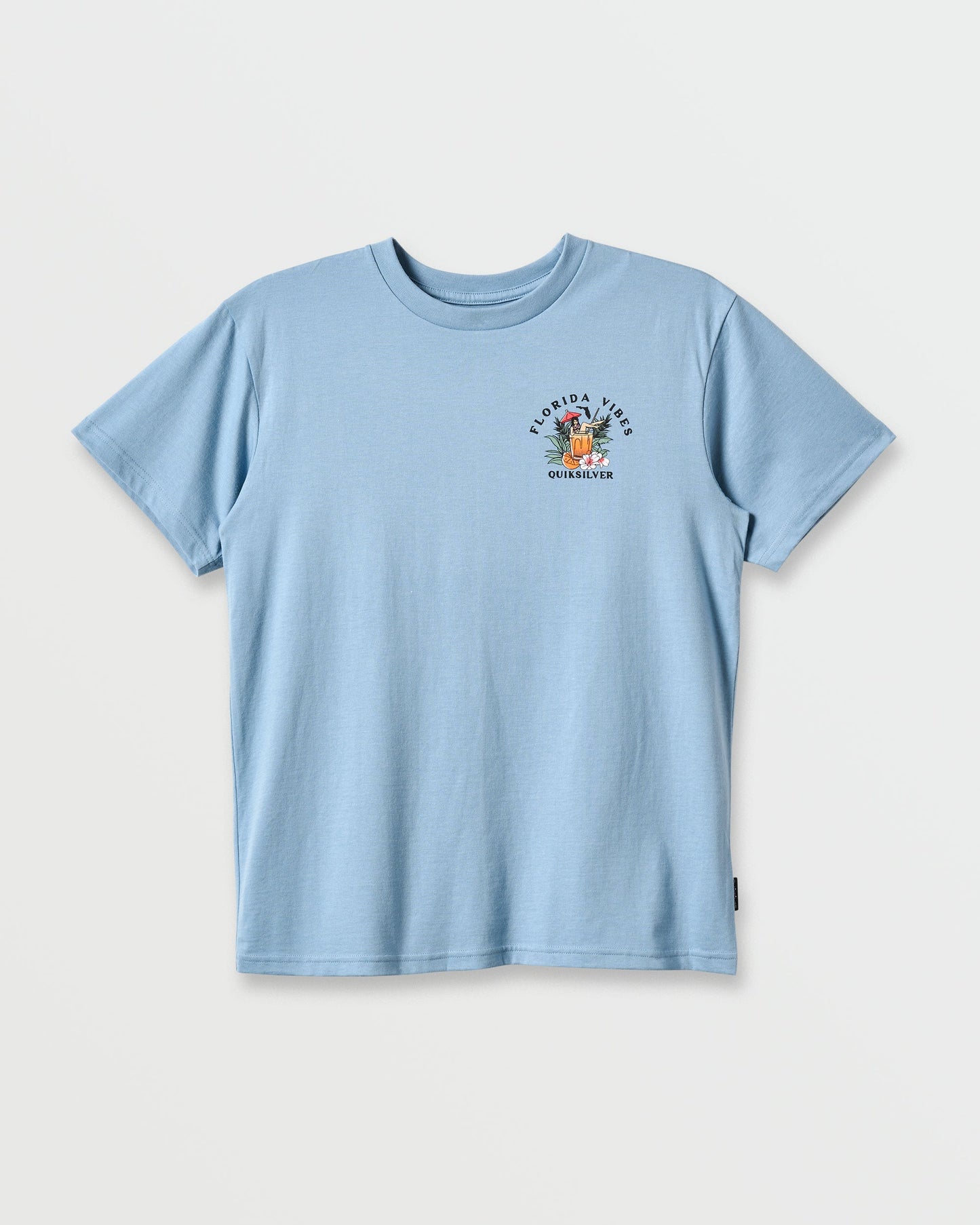 Fl Florida Vibes Classic T-shirt - Ashley Blue Heather Ashley Blue Heather Quick Silver