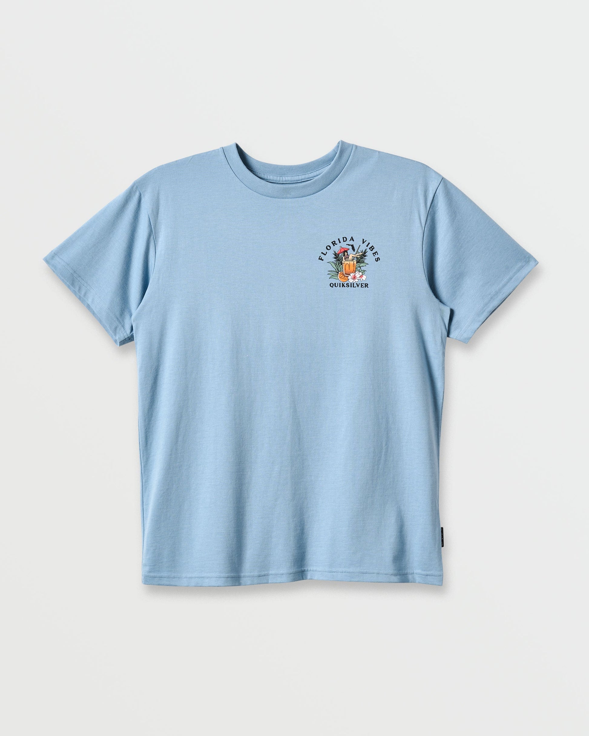 Fl Florida Vibes Classic T-shirt - Ashley Blue Heather Ashley Blue Heather Quick Silver