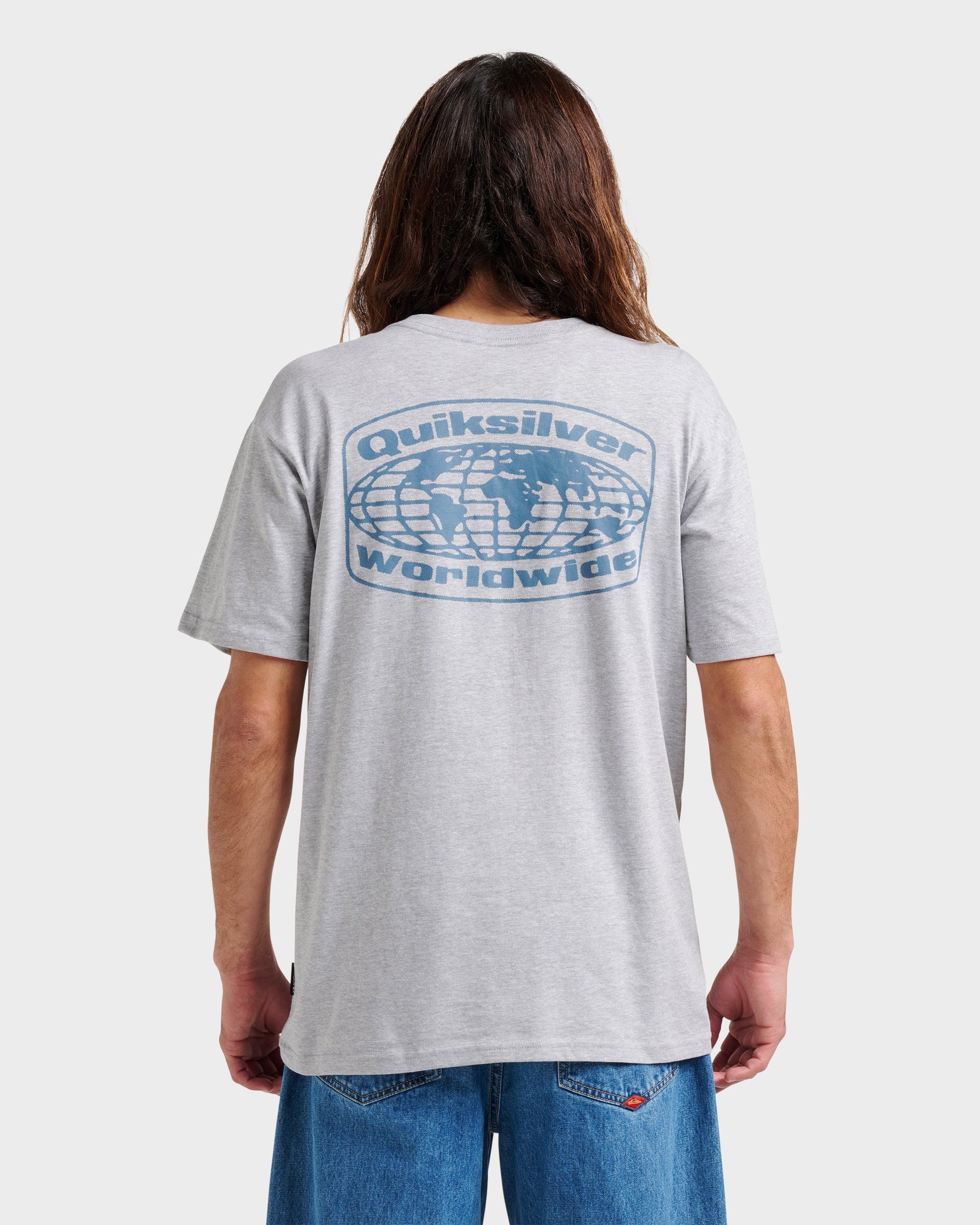 Global Local Classic T-shirt - Athletic Gray Athletic Gray Quick Silver