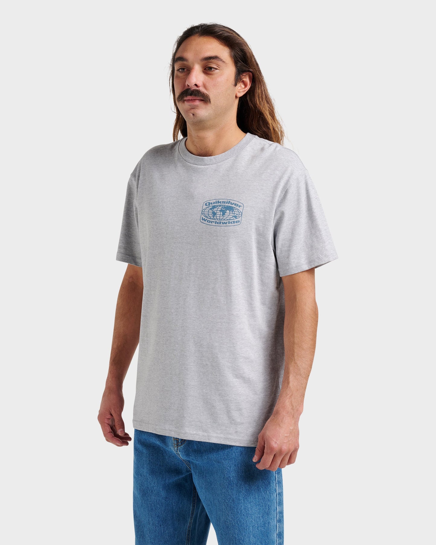 Global Local Classic T-shirt - Athletic Gray Athletic Gray Quick Silver