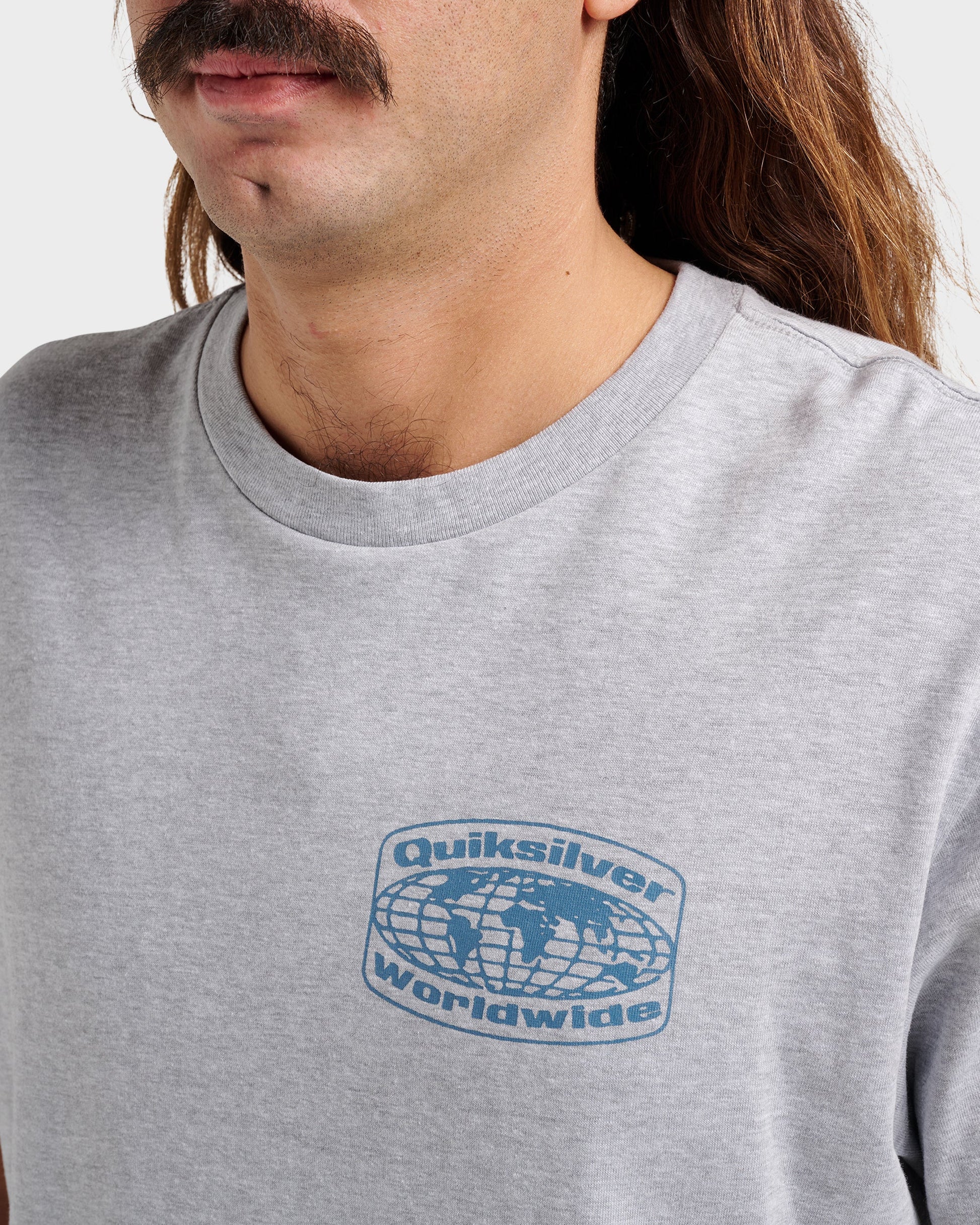 Global Local Classic T-shirt - Athletic Gray Athletic Gray Quick Silver