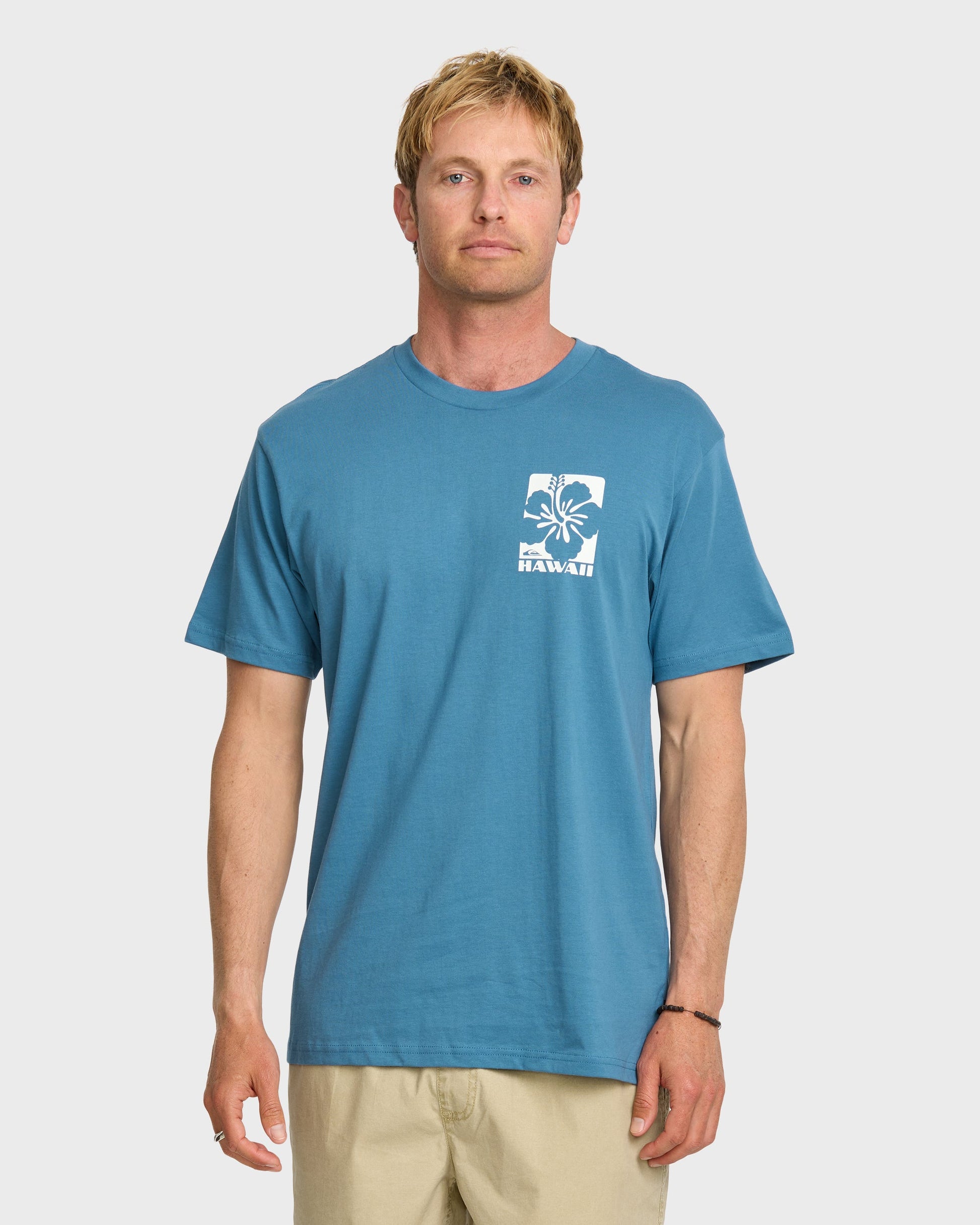 Hi Hibiscus Classic T-shirt - Copen Blue Copen Blue Quick Silver