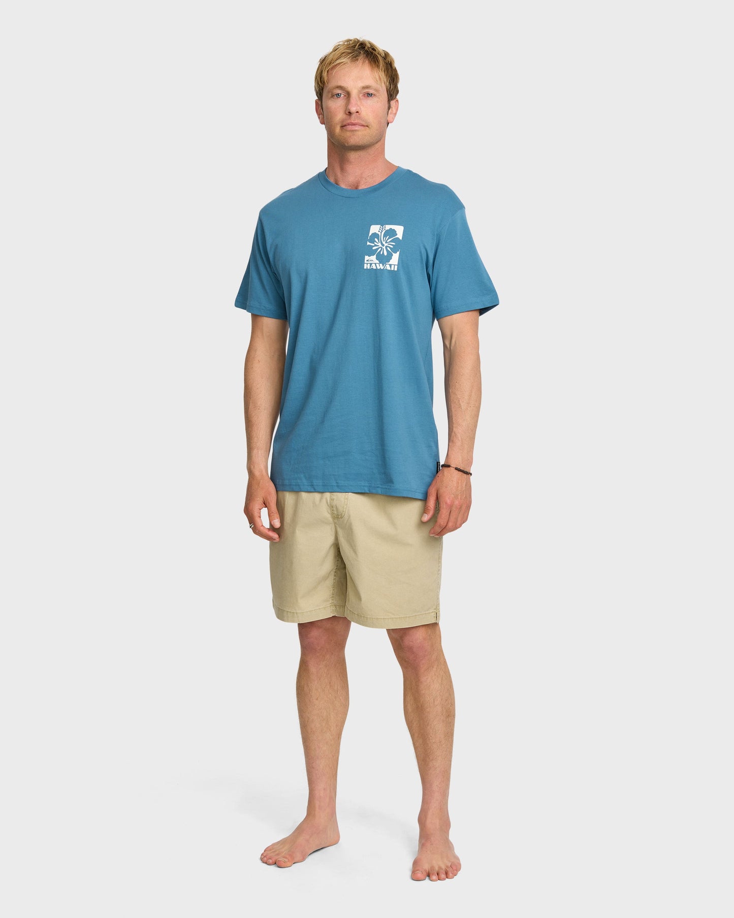 Hi Hibiscus Classic T-shirt - Copen Blue Copen Blue Quick Silver