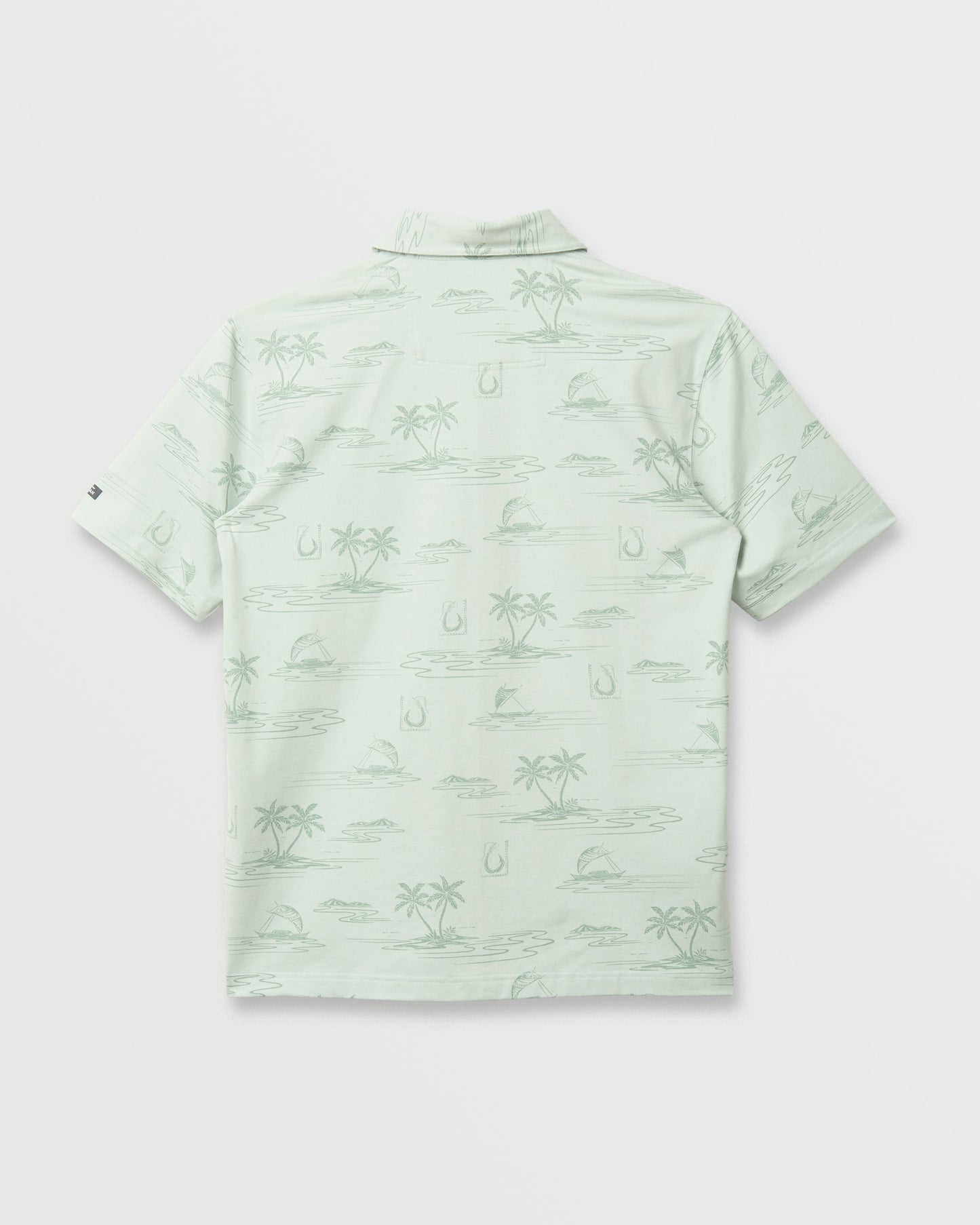 Waterman Island Daze Polo T-Shirt - Smoke Heahter Smoke Heahter Quick Silver