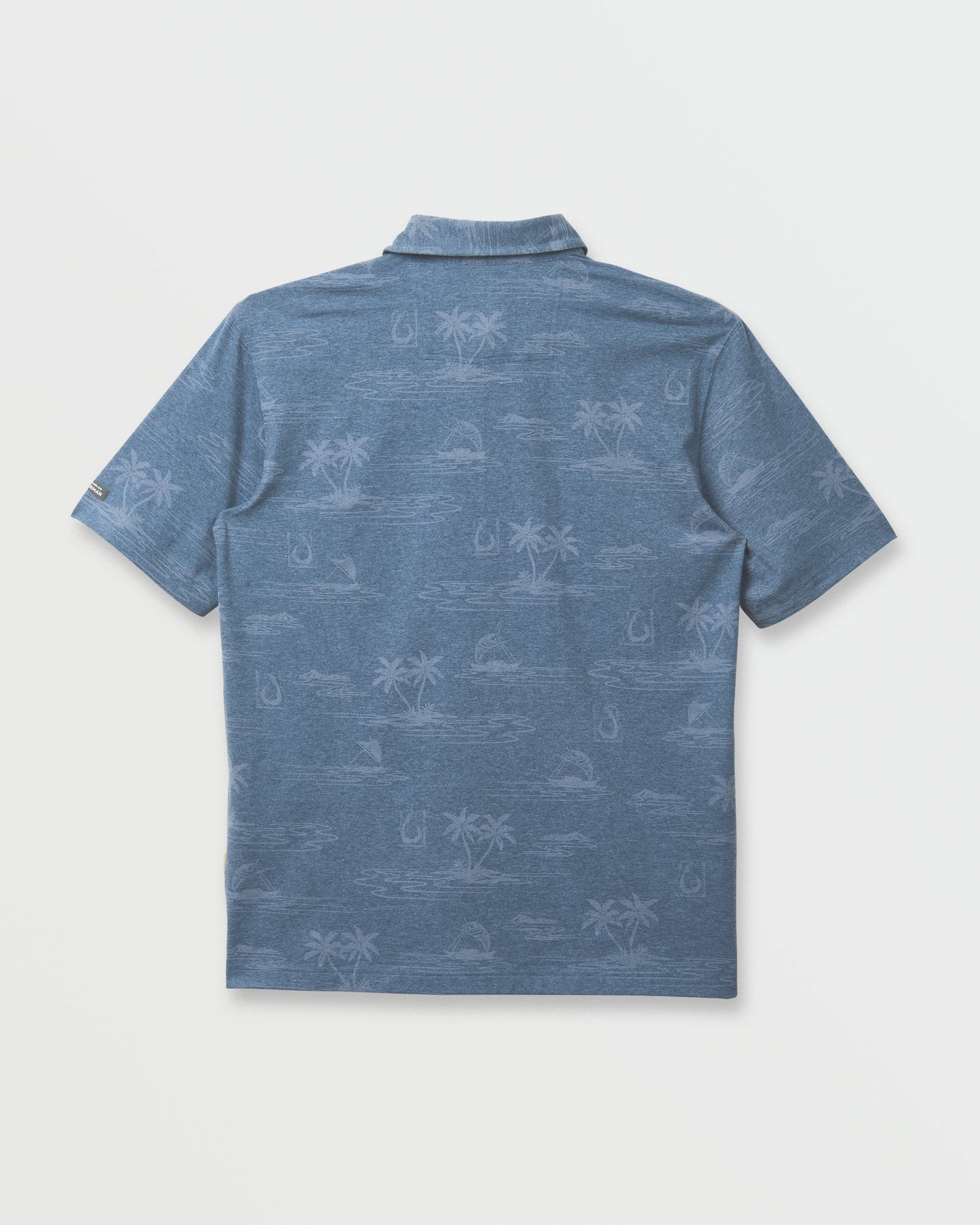 Waterman Island Daze Polo T-Shirt - Real Teal Heather Real Teal Heather Quick Silver