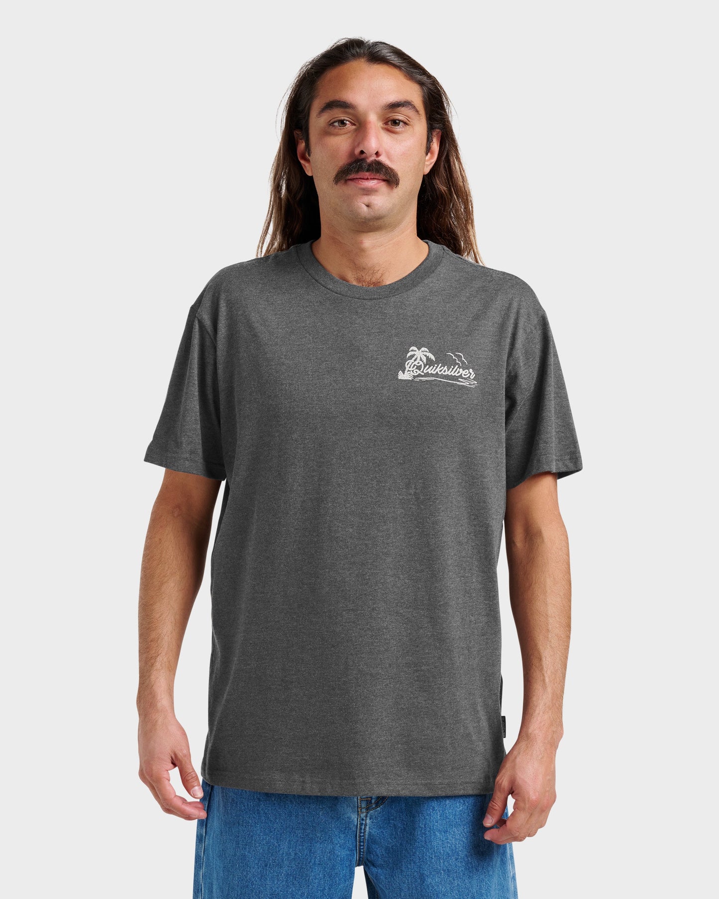 Island Vibin Classic T-shirt - Charcoal Heather Charcoal Heather Quick Silver