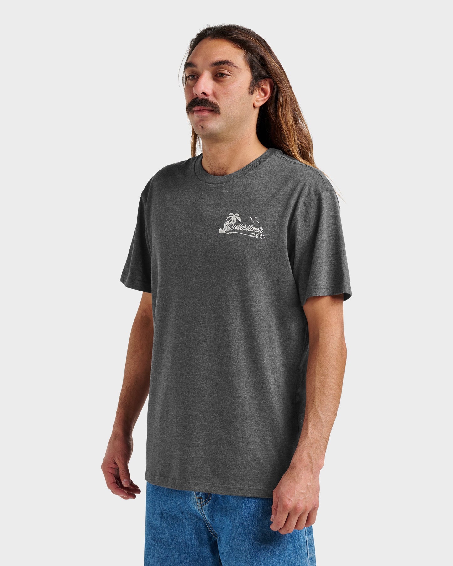 Island Vibin Classic T-shirt - Charcoal Heather Charcoal Heather Quick Silver