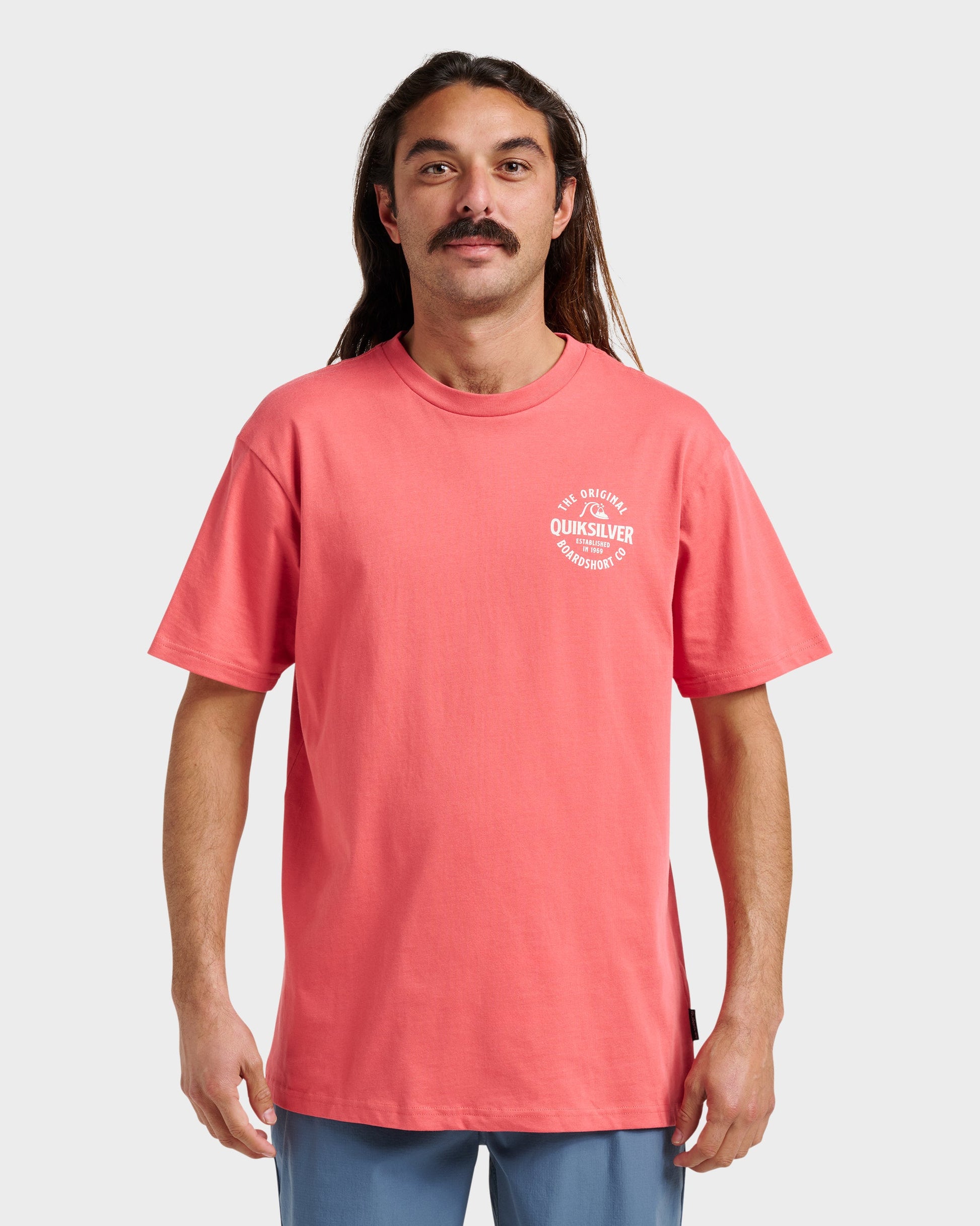 Locked Up Classic T-shirt - Mineral Red Mineral Red Quick Silver