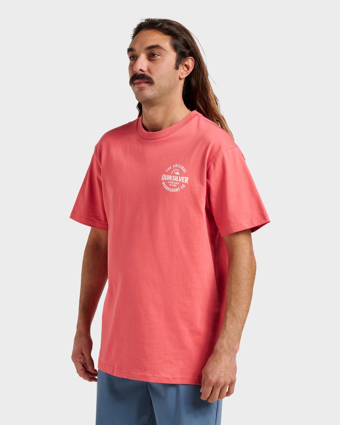 Locked Up Classic T-shirt - Mineral Red Mineral Red Quick Silver