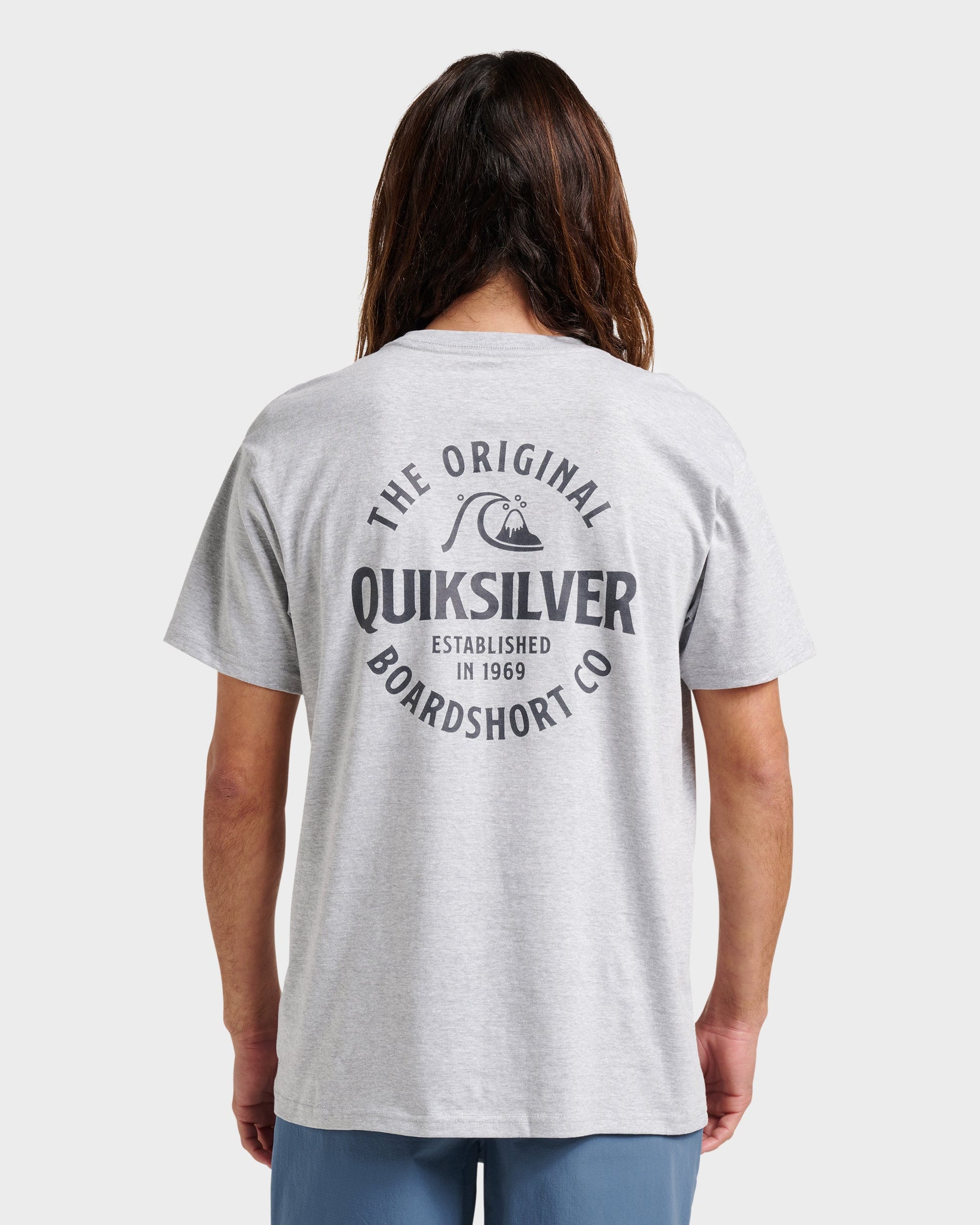 Locked Up Classic T-shirt - Athletic Gray Athletic Gray Quick Silver