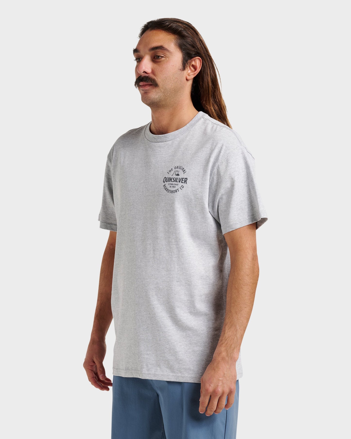Locked Up Classic T-shirt - Athletic Gray Athletic Gray Quick Silver