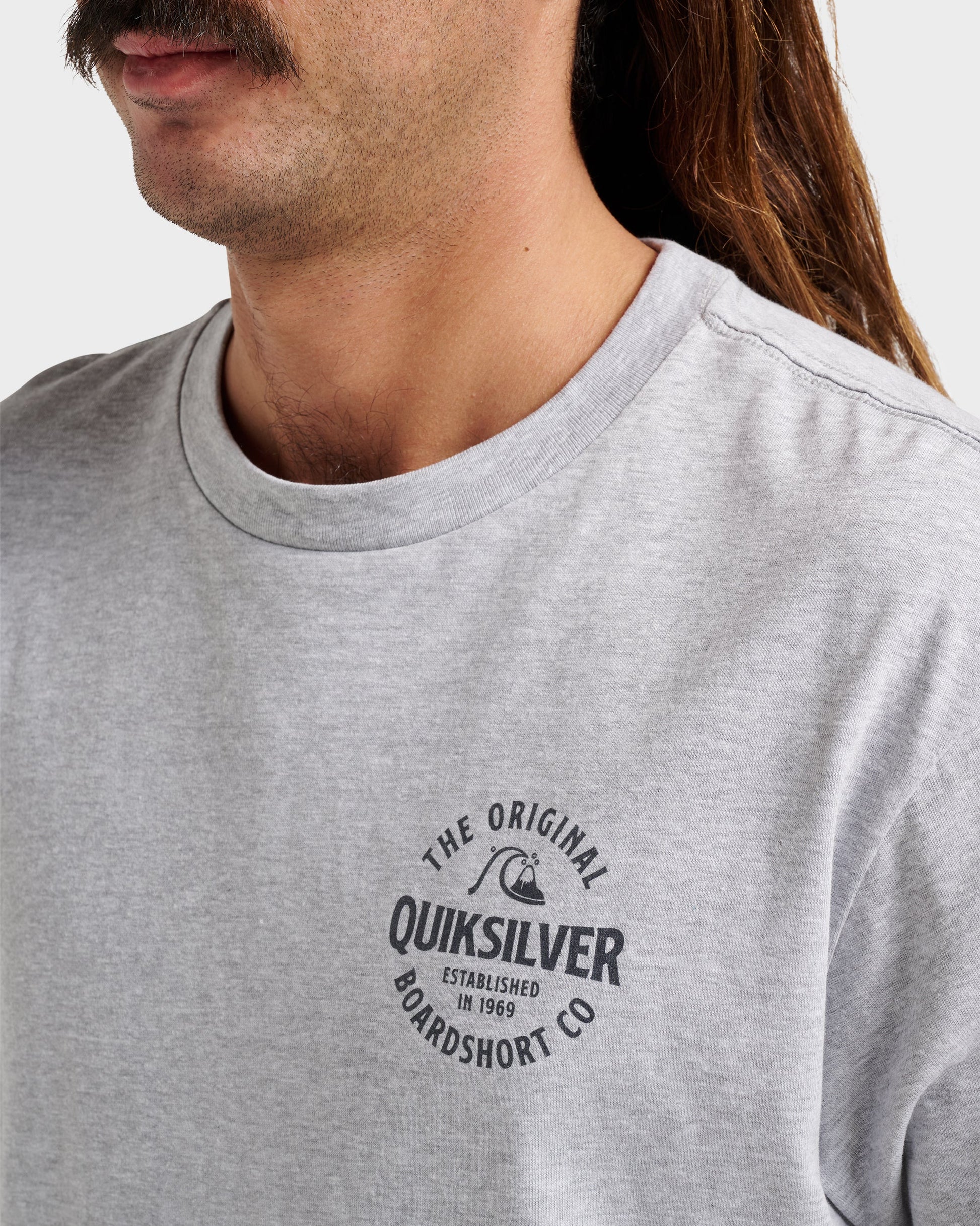 Locked Up Classic T-shirt - Athletic Gray Athletic Gray Quick Silver