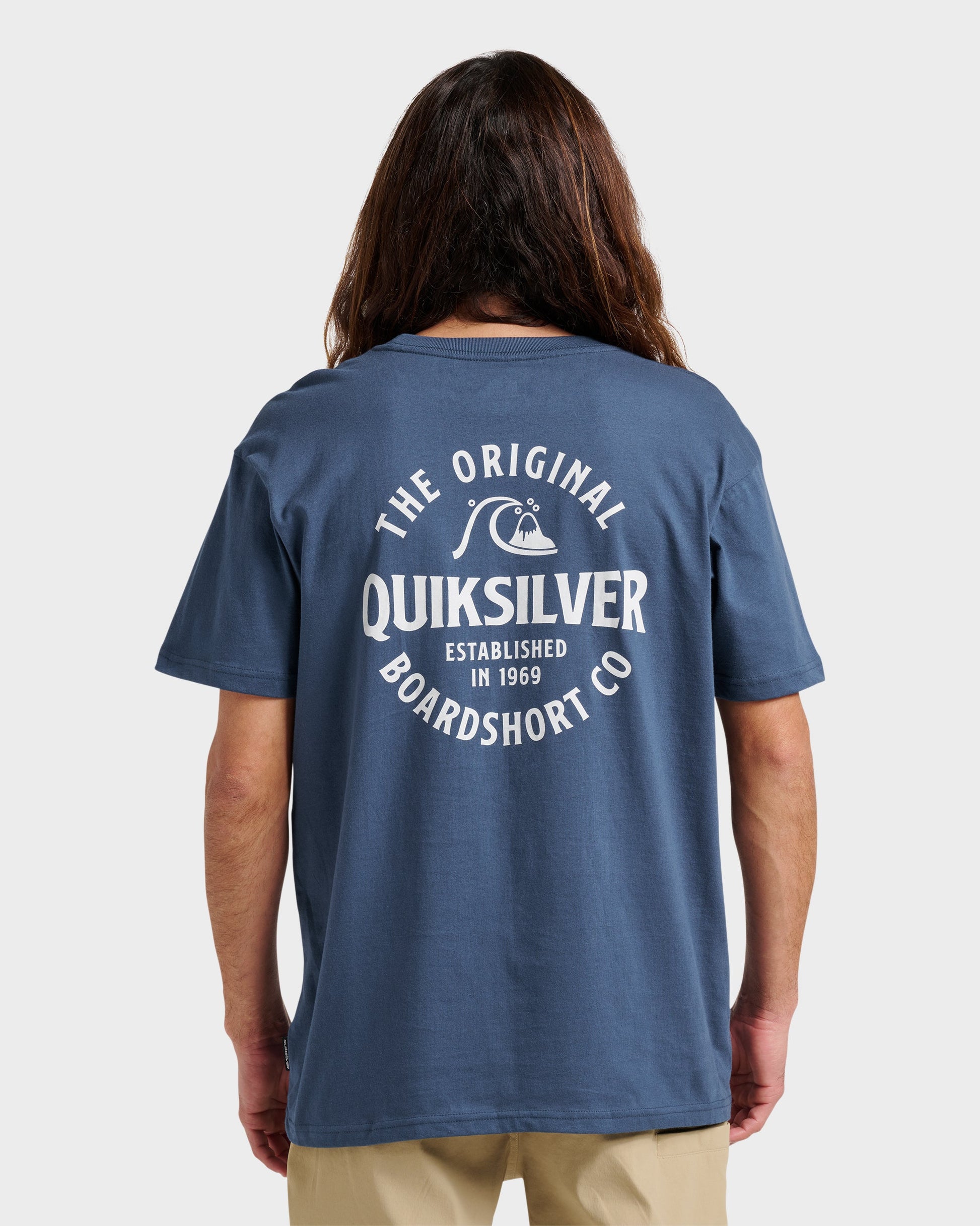 Locked Up Classic T-shirt - Navy Navy Quick Silver