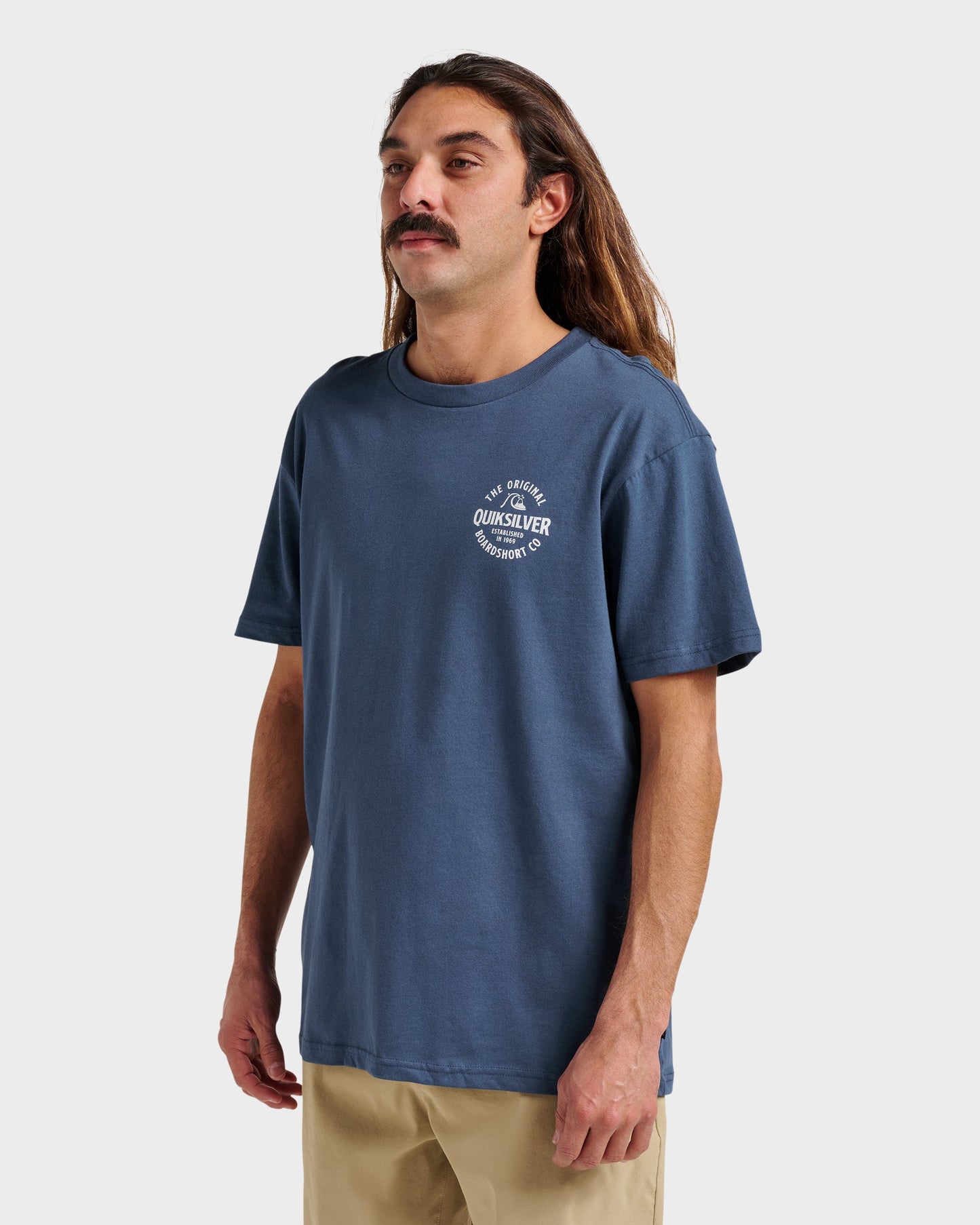 Locked Up Classic T-shirt - Navy Navy Quick Silver