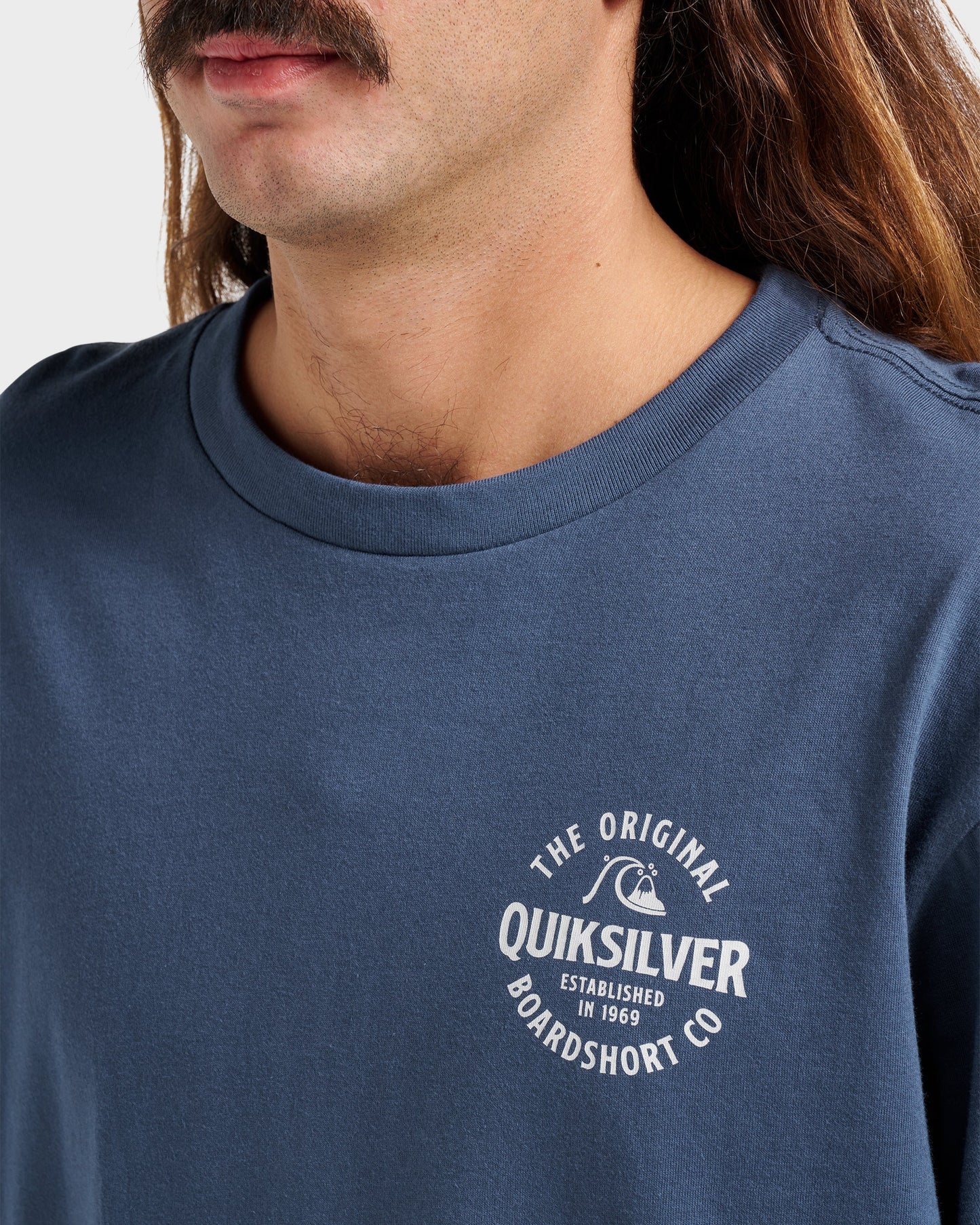 Locked Up Classic T-shirt - Navy Navy Quick Silver