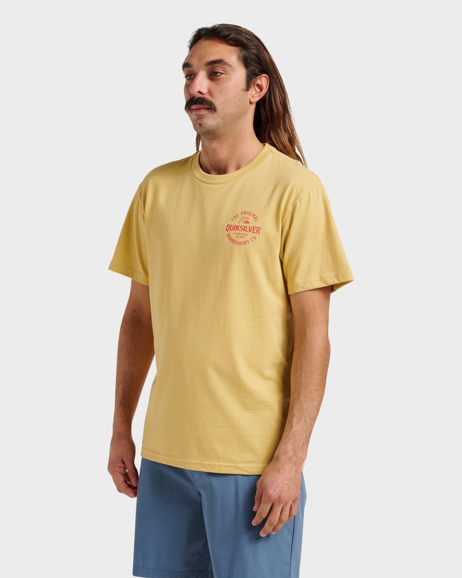 Locked Up Classic T-shirt - Rattan Heather Rattan Heather Quick Silver