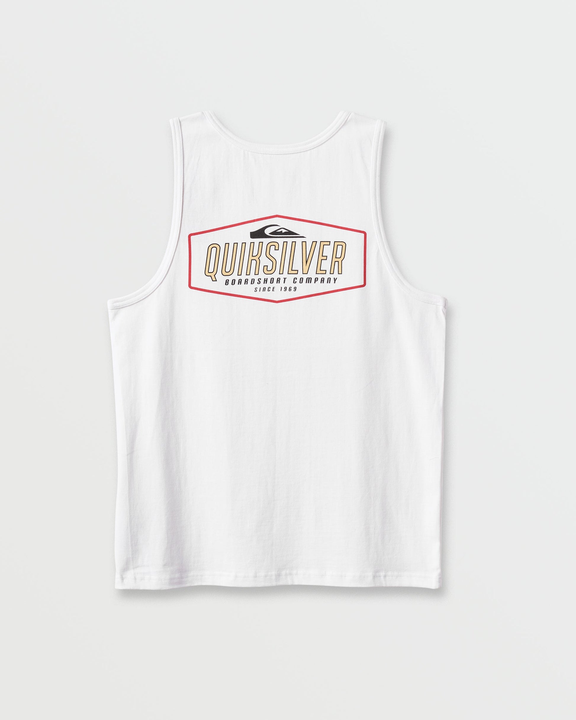 Octo Lock Tank - White White Quick Silver
