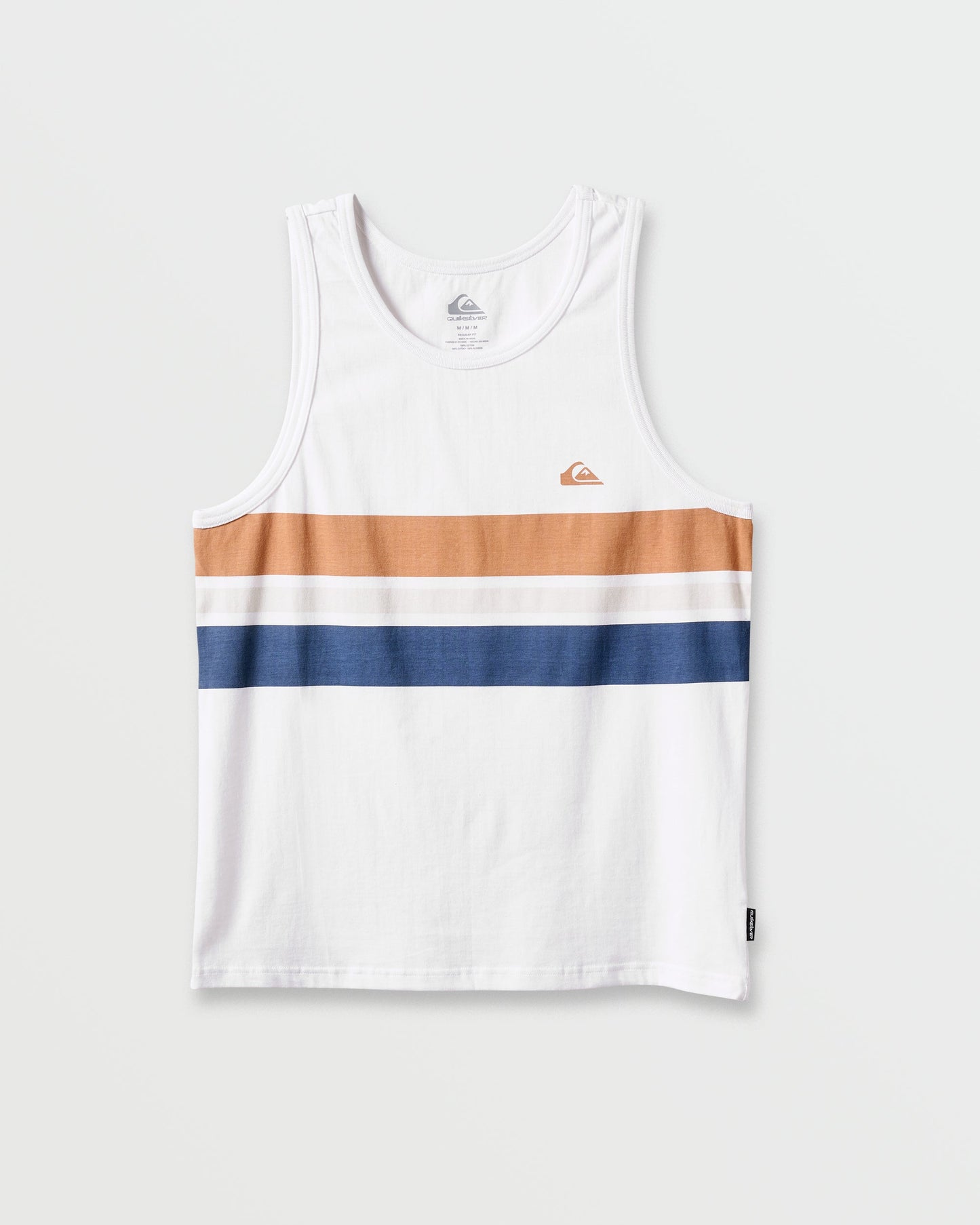 Og Stripe Tank - White White Quick Silver
