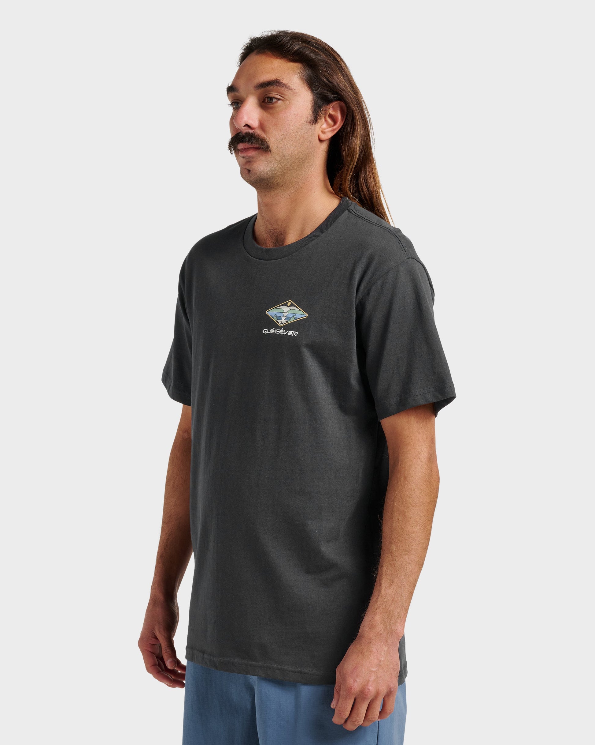 Peak Day Classic T-shirt - Black Black Quick Silver