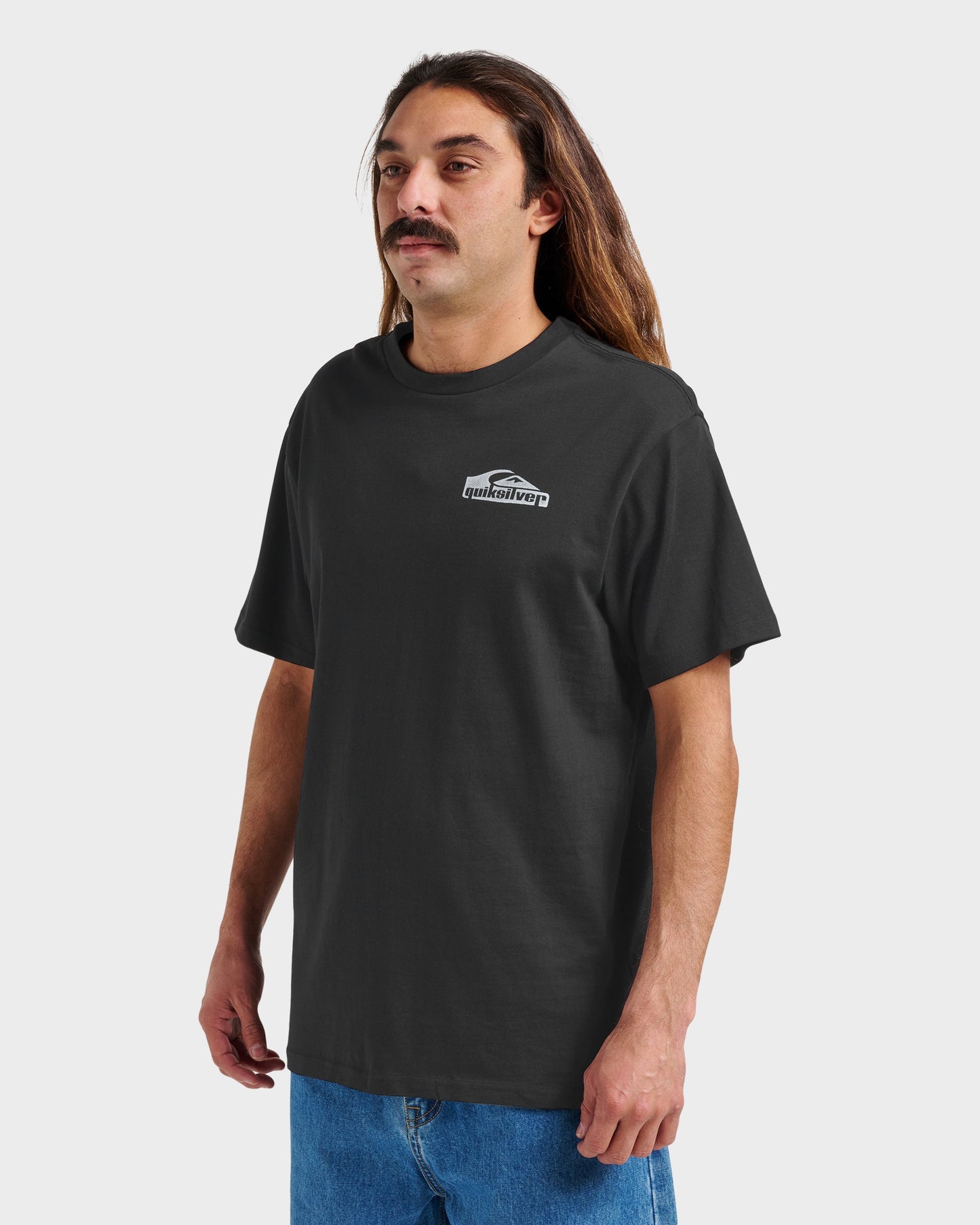 Push Threw Classic T-shirt - Black Black Quick Silver