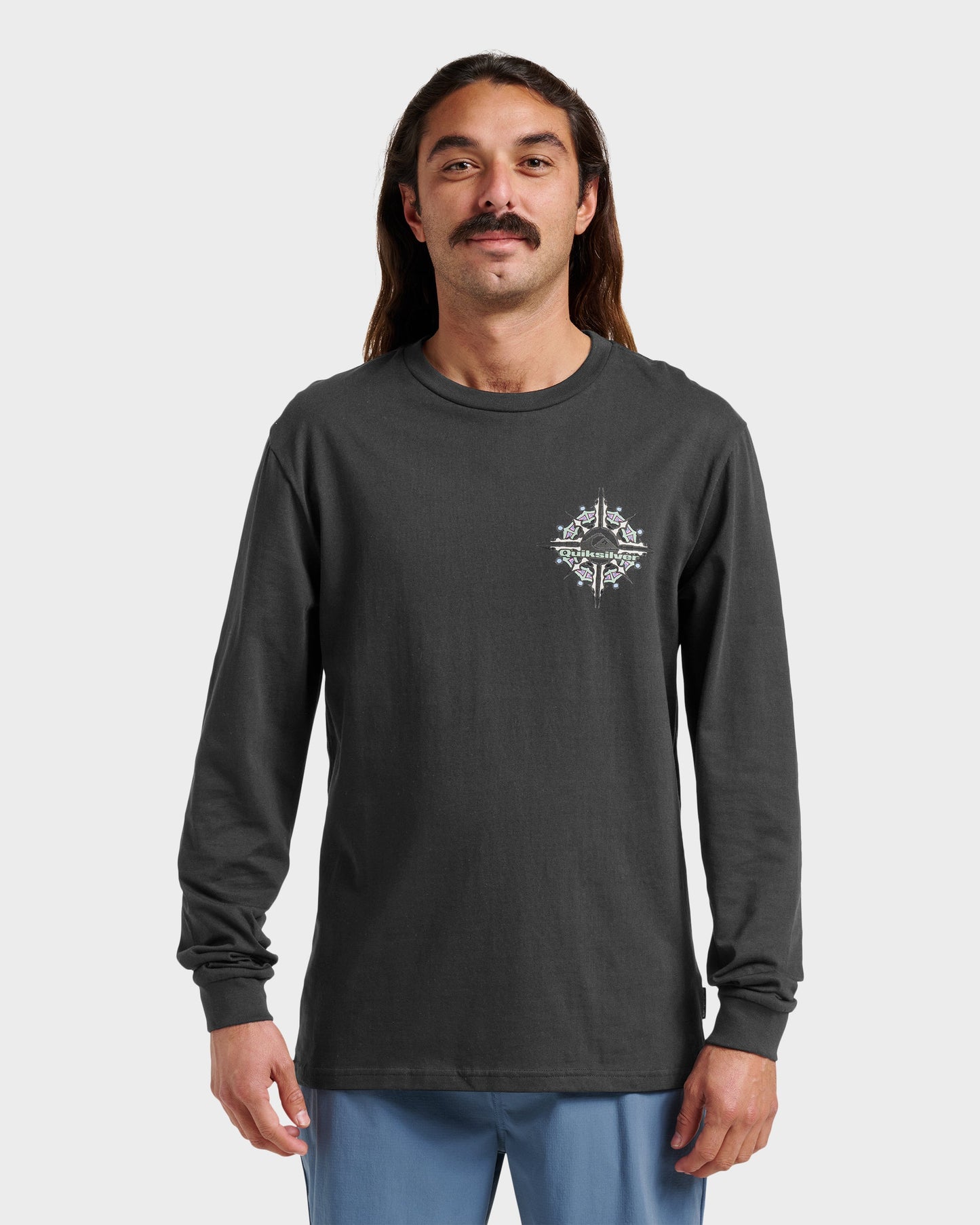 Qs Heat Long Sleeve T-shirt - Black Black Quick Silver