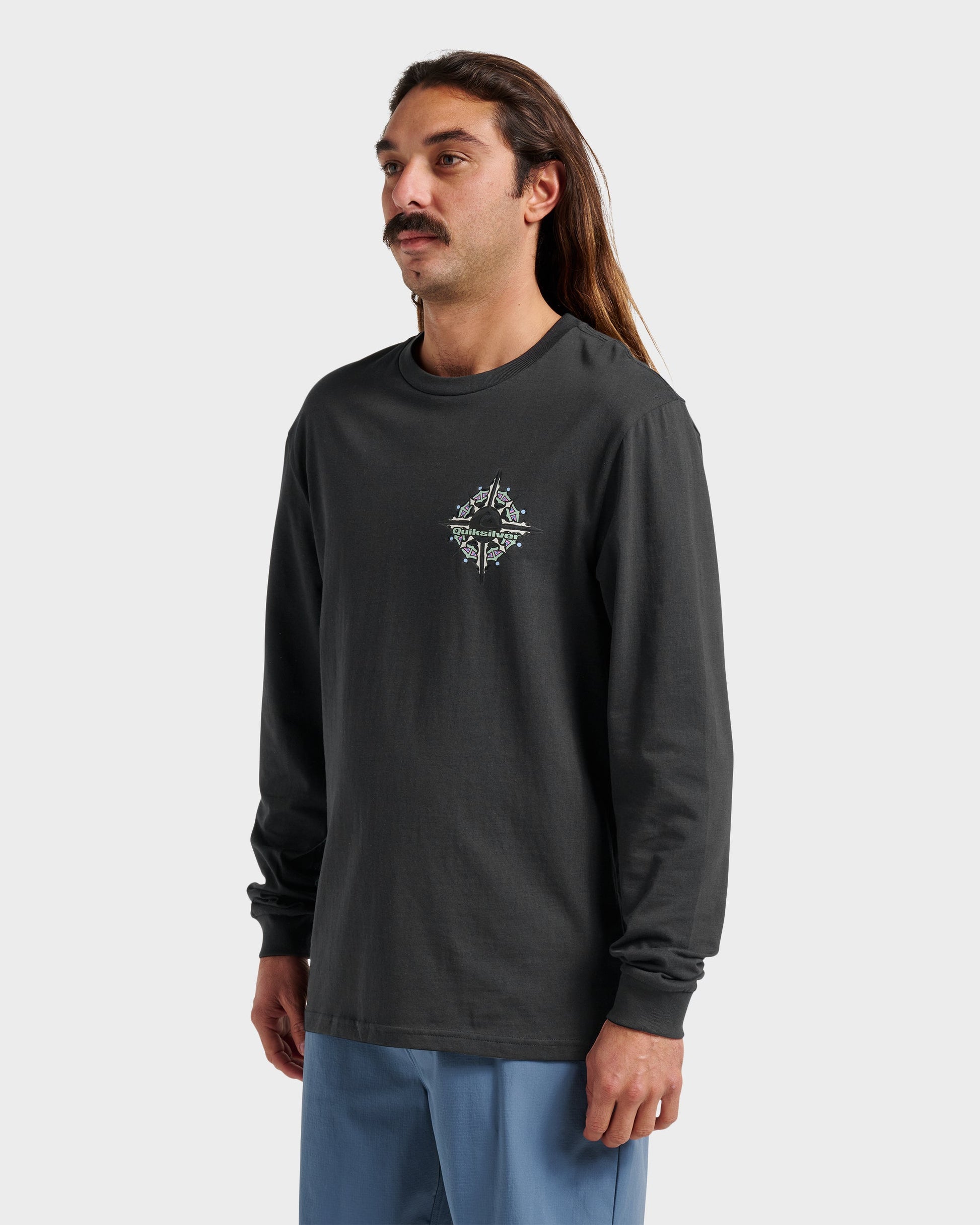 Qs Heat Long Sleeve T-shirt - Black Black Quick Silver