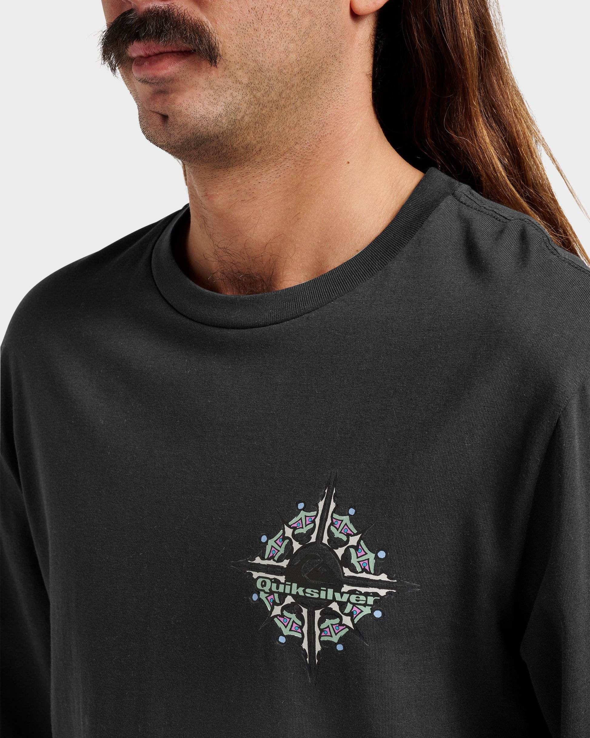 Qs Heat Long Sleeve T-shirt - Black Black Quick Silver
