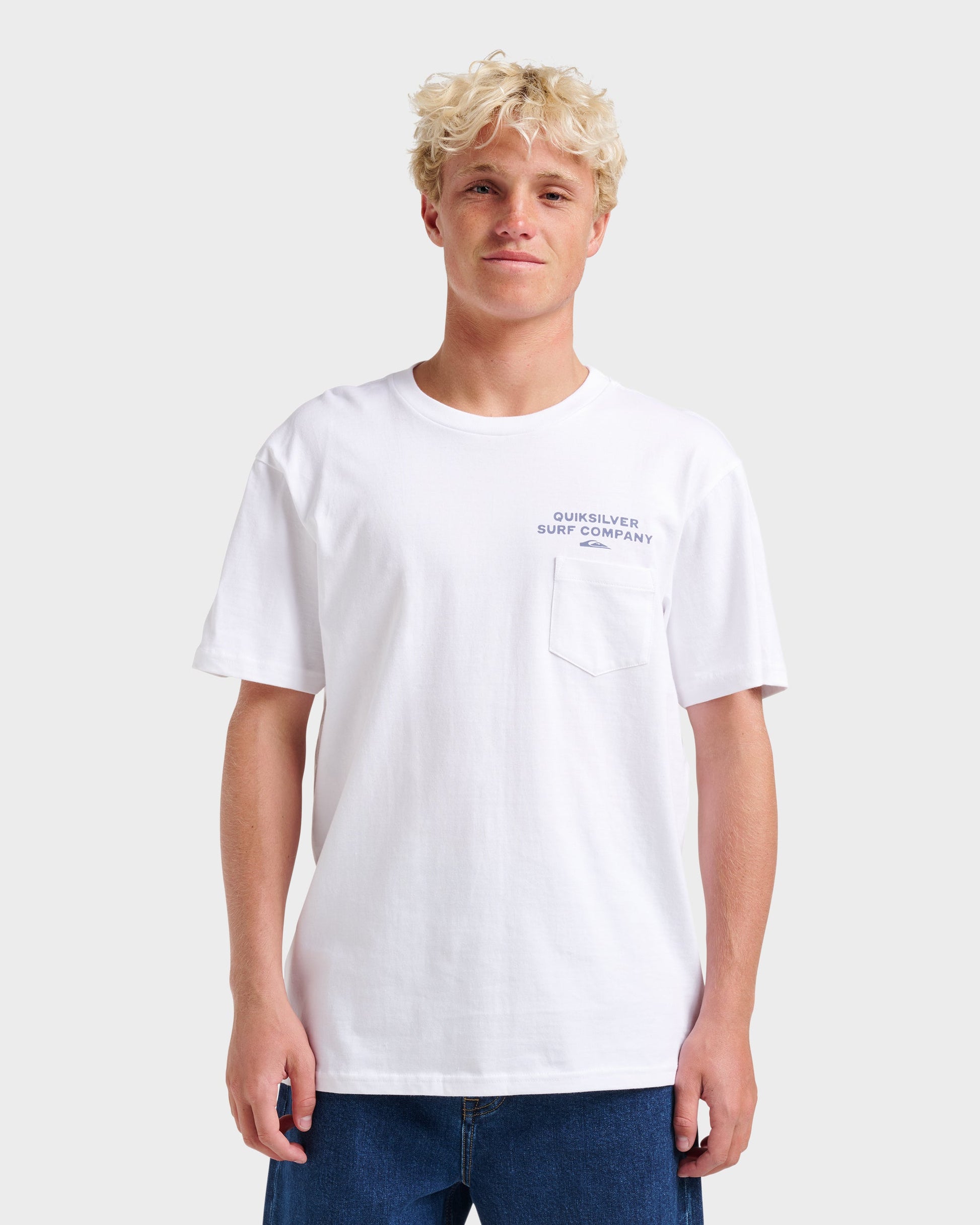 Qs Surf Company Classic T-shirt - White White Quick Silver