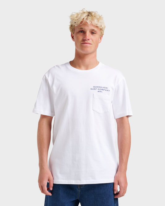 Qs Surf Company Classic T-shirt - White White Quick Silver