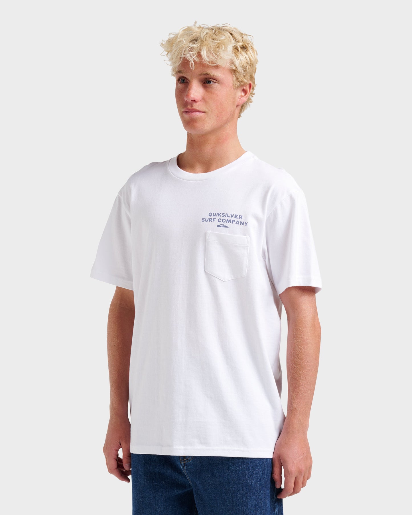 Qs Surf Company Classic T-shirt - White White Quick Silver
