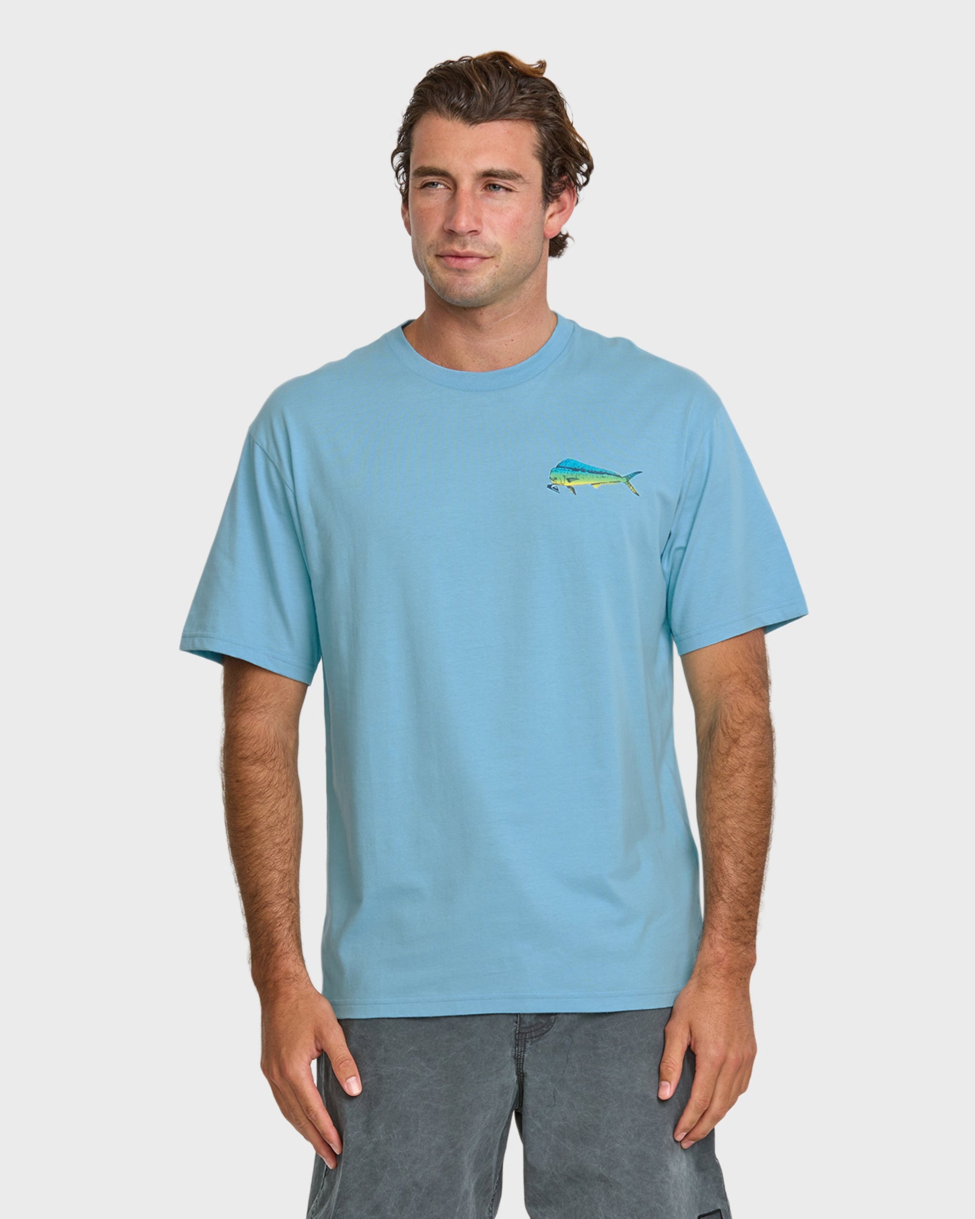 Waterman Quik Hook Classic T-shirt - Cali Blue Cali Blue Quick Silver