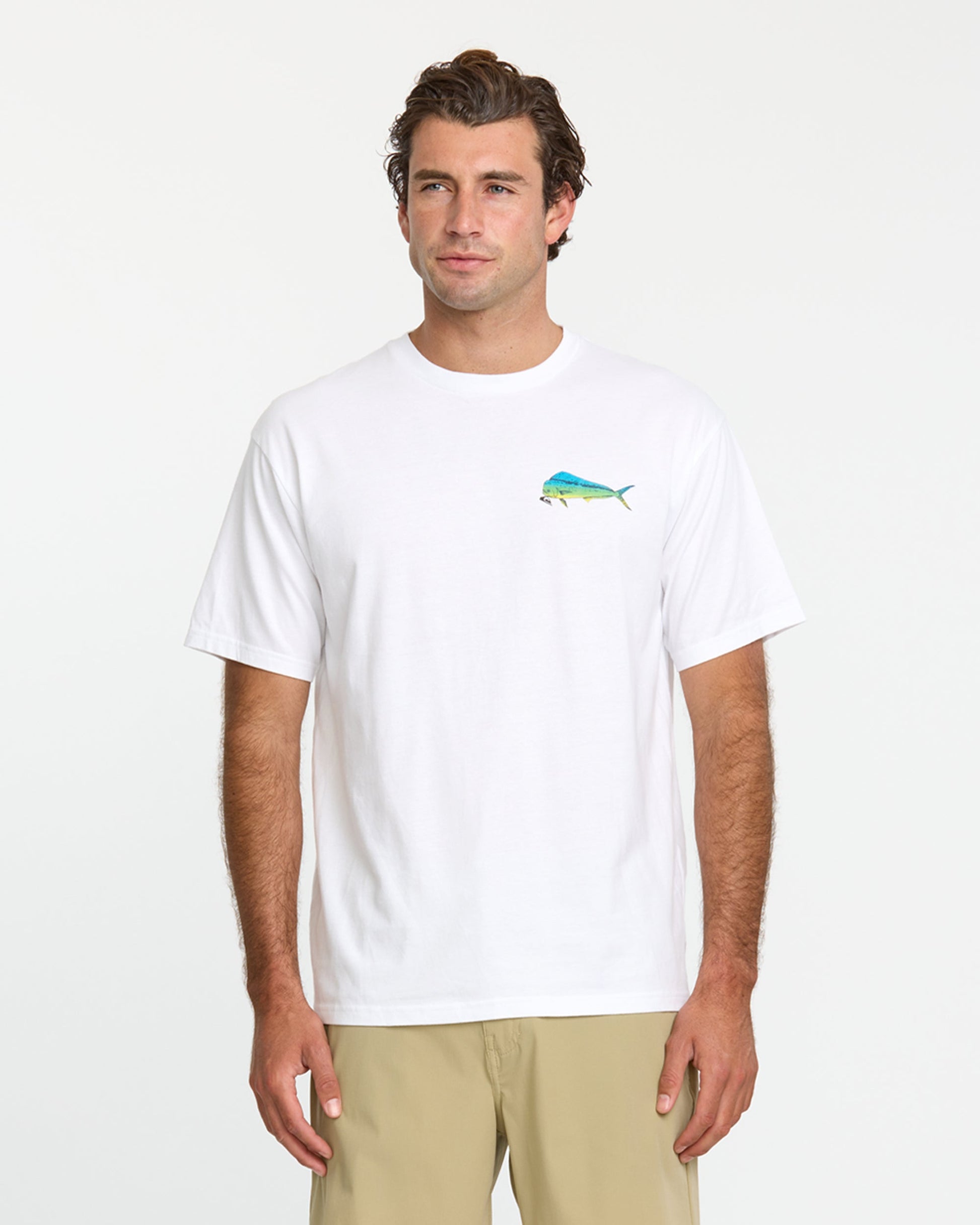Waterman Quik Hook Classic T-shirt - White White Quick Silver