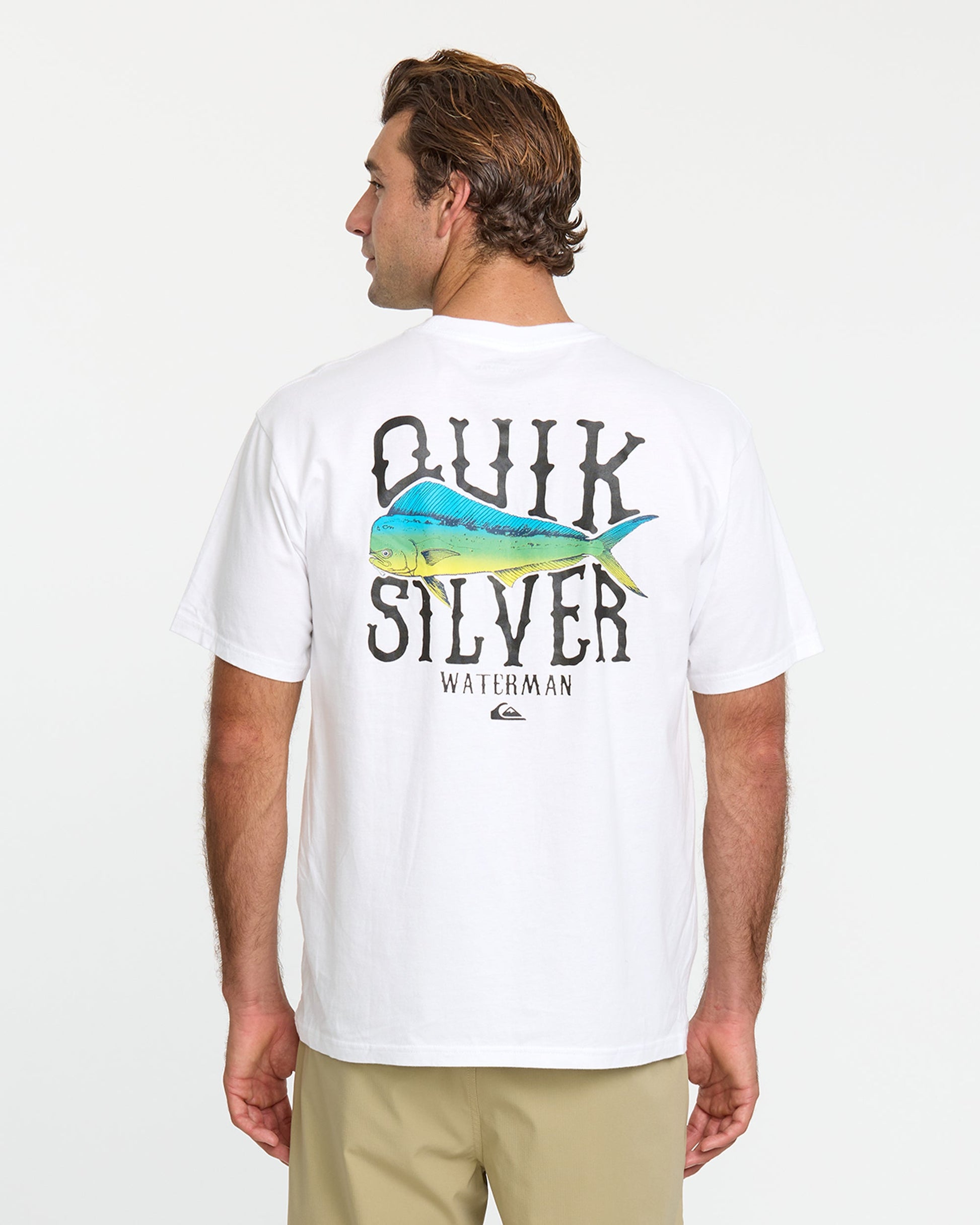 Waterman Quik Hook Classic T-shirt - White White Quick Silver