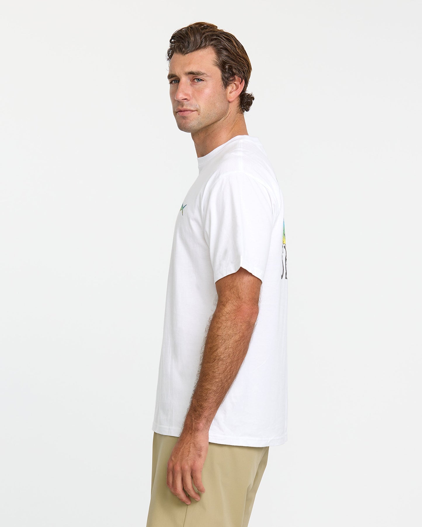 Waterman Quik Hook Classic T-shirt - White White Quick Silver