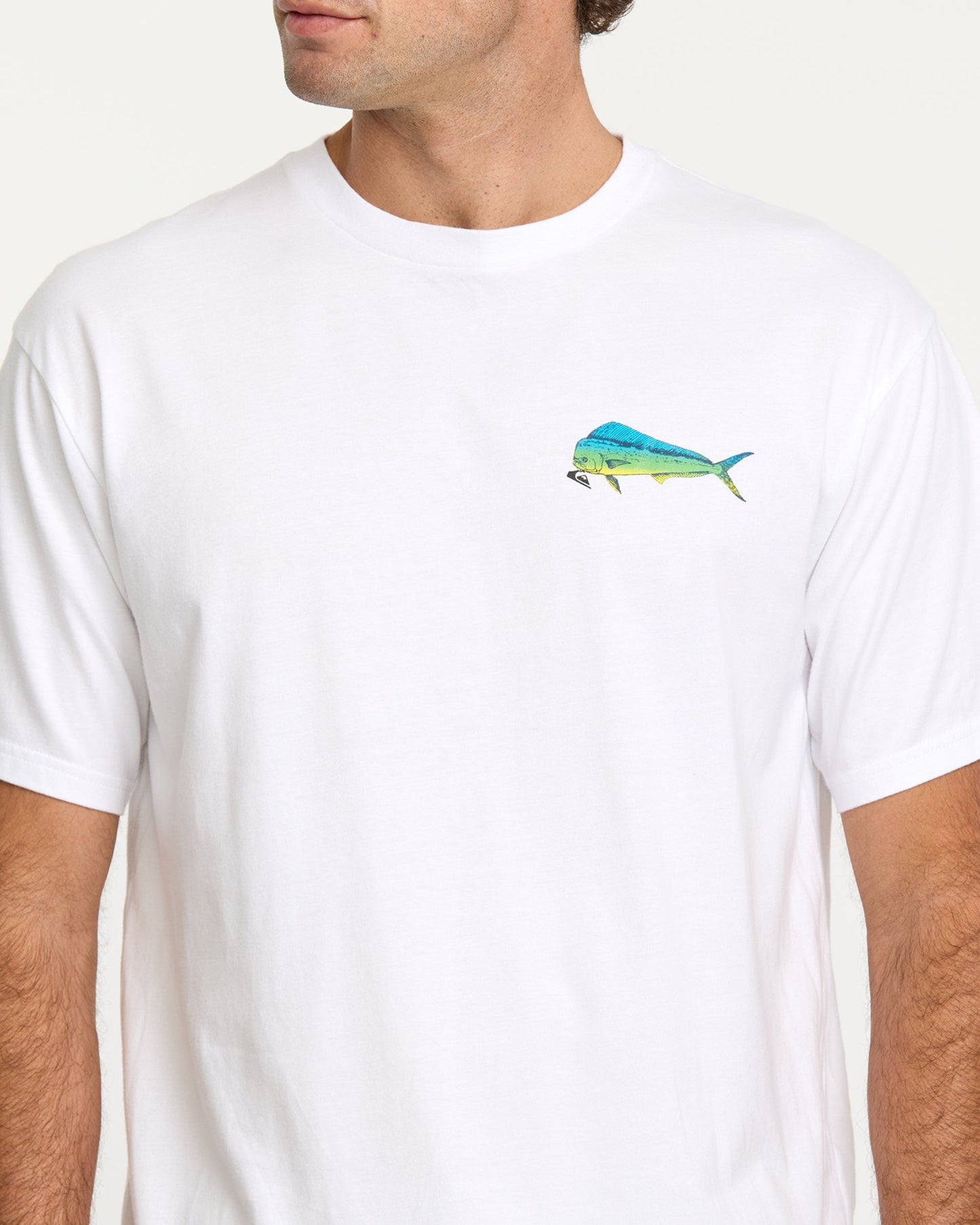 Waterman Quik Hook Classic T-shirt - White White Quick Silver